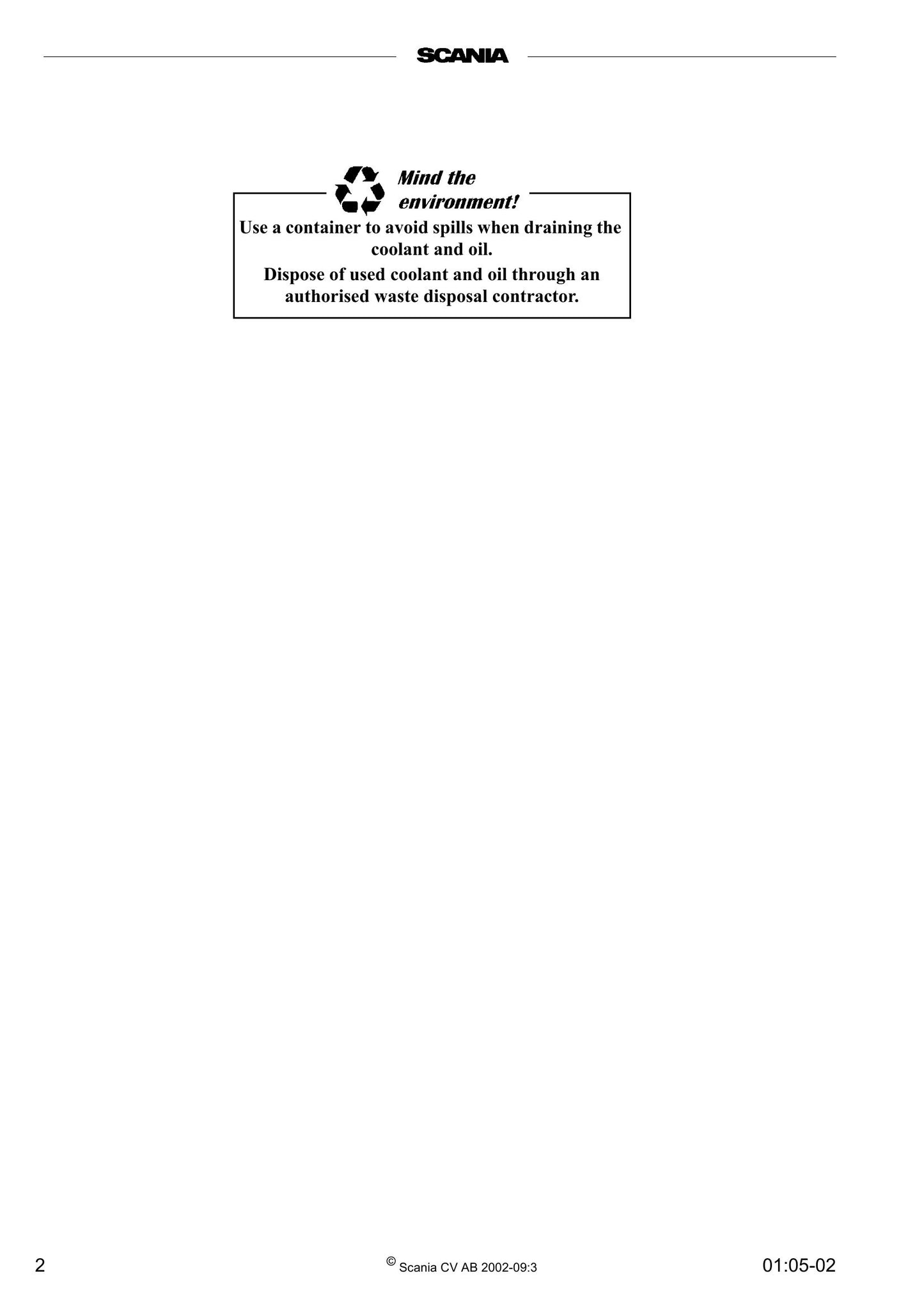 SCANIA 16-litre engine Industrial & Marine Engine Work Description 1 588 778