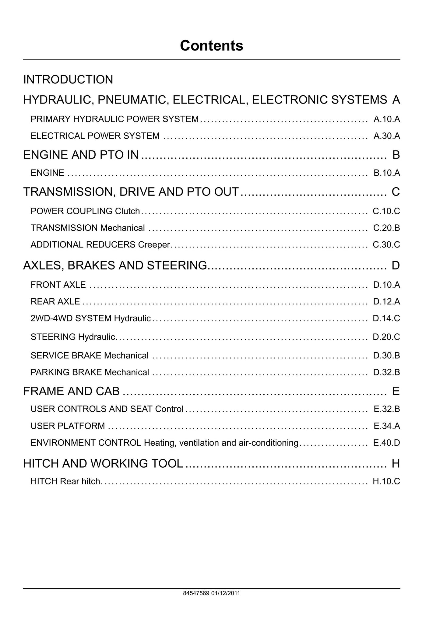 New Holland TS6020 TS6030 TS6030HC Tractor Factory Workshop Service Manual 84547569