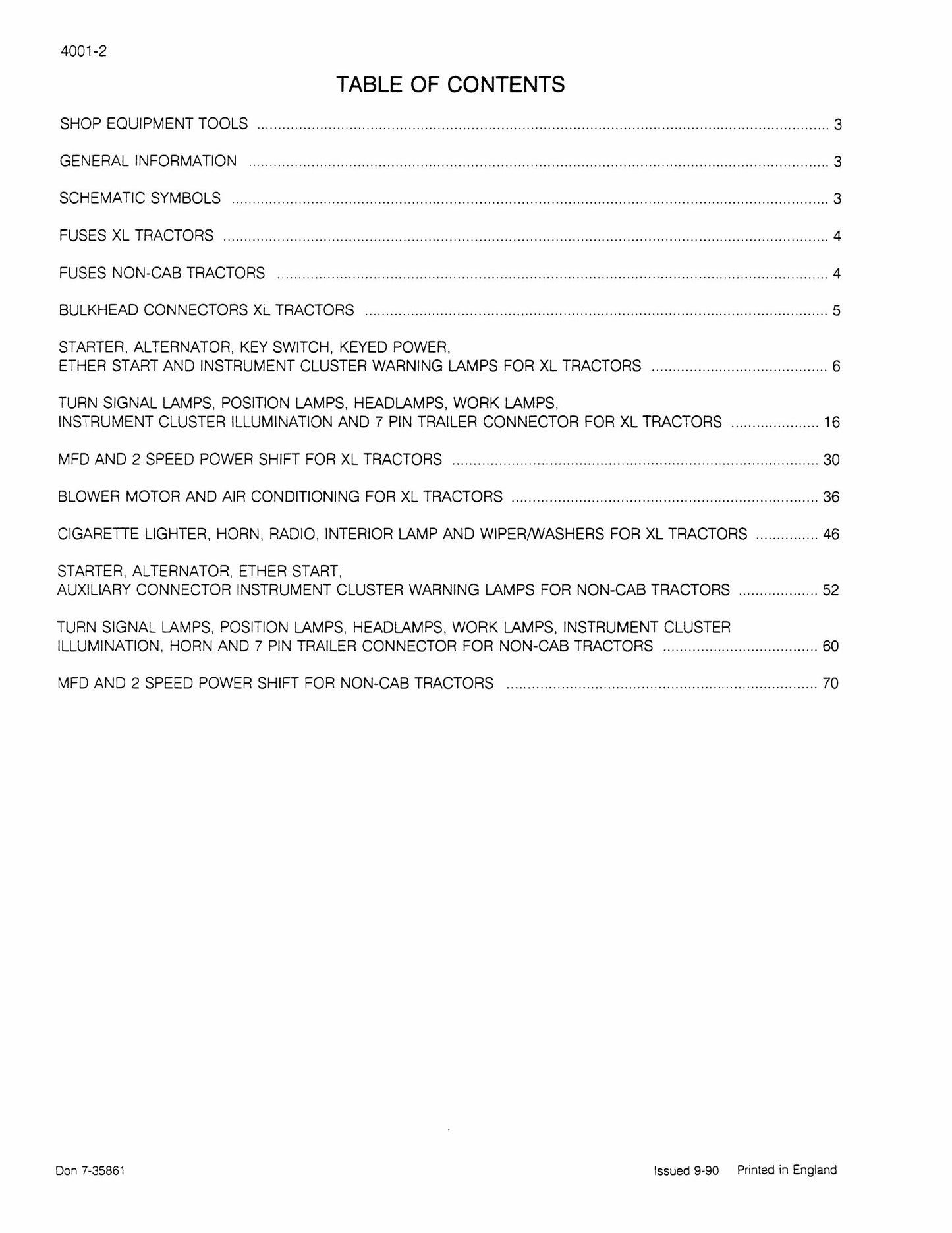 CASE 95 Series Tractor Factory Workshop Service Manual