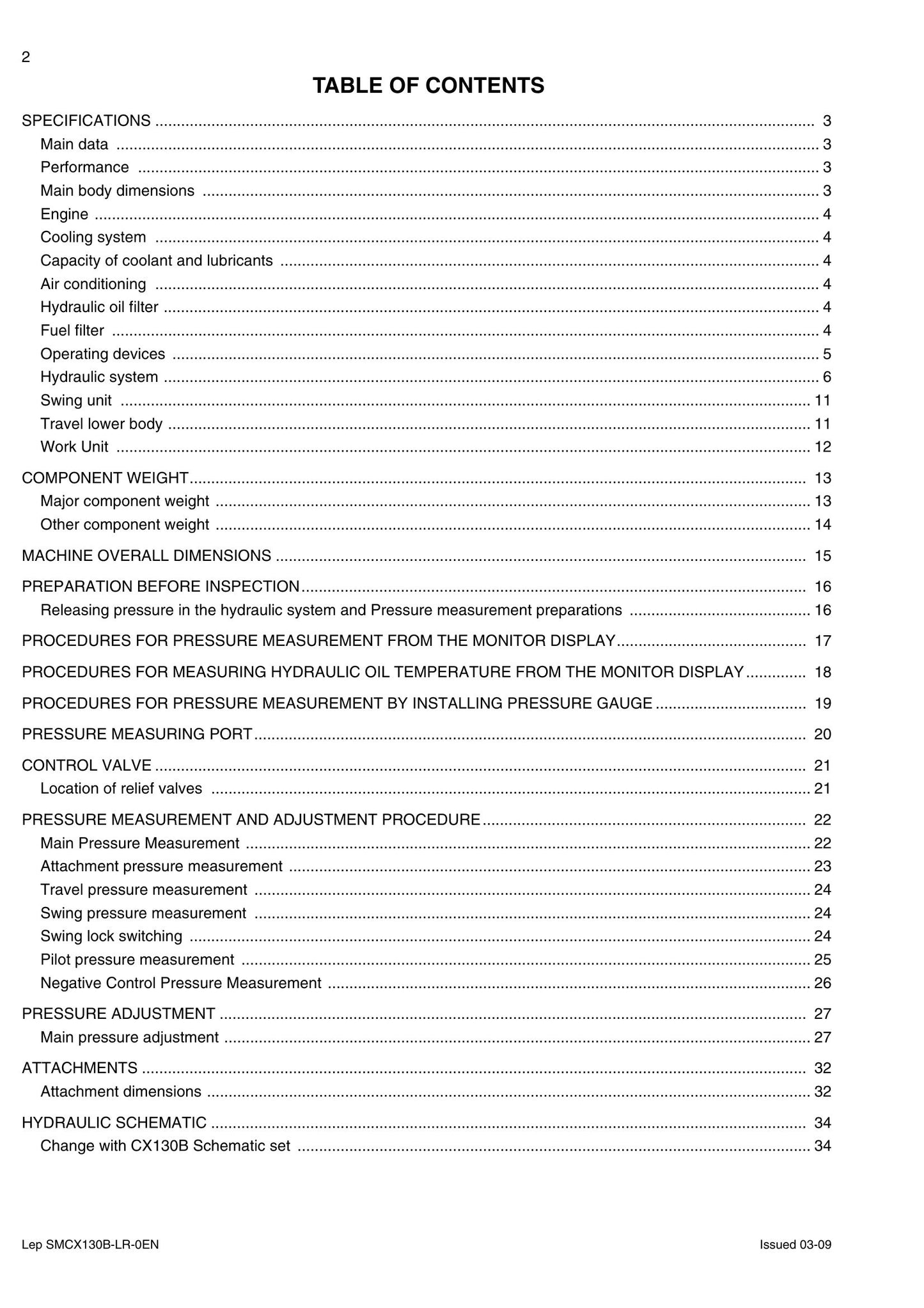 CNH CX130B Crawler Excavator Supplement to Factory Workshop Service Manual 84199976A