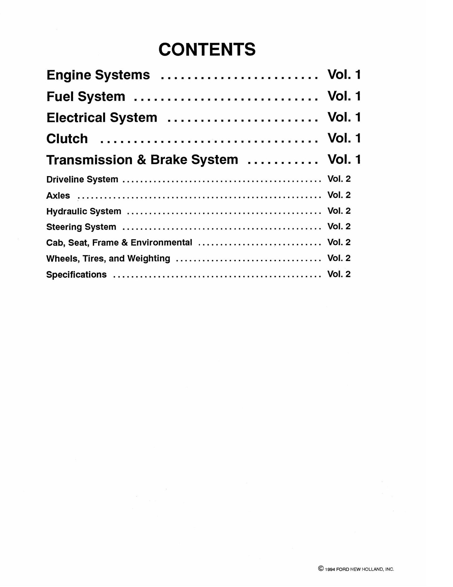 VERSATILE 1156 Tractor Factory Workshop Service Manual