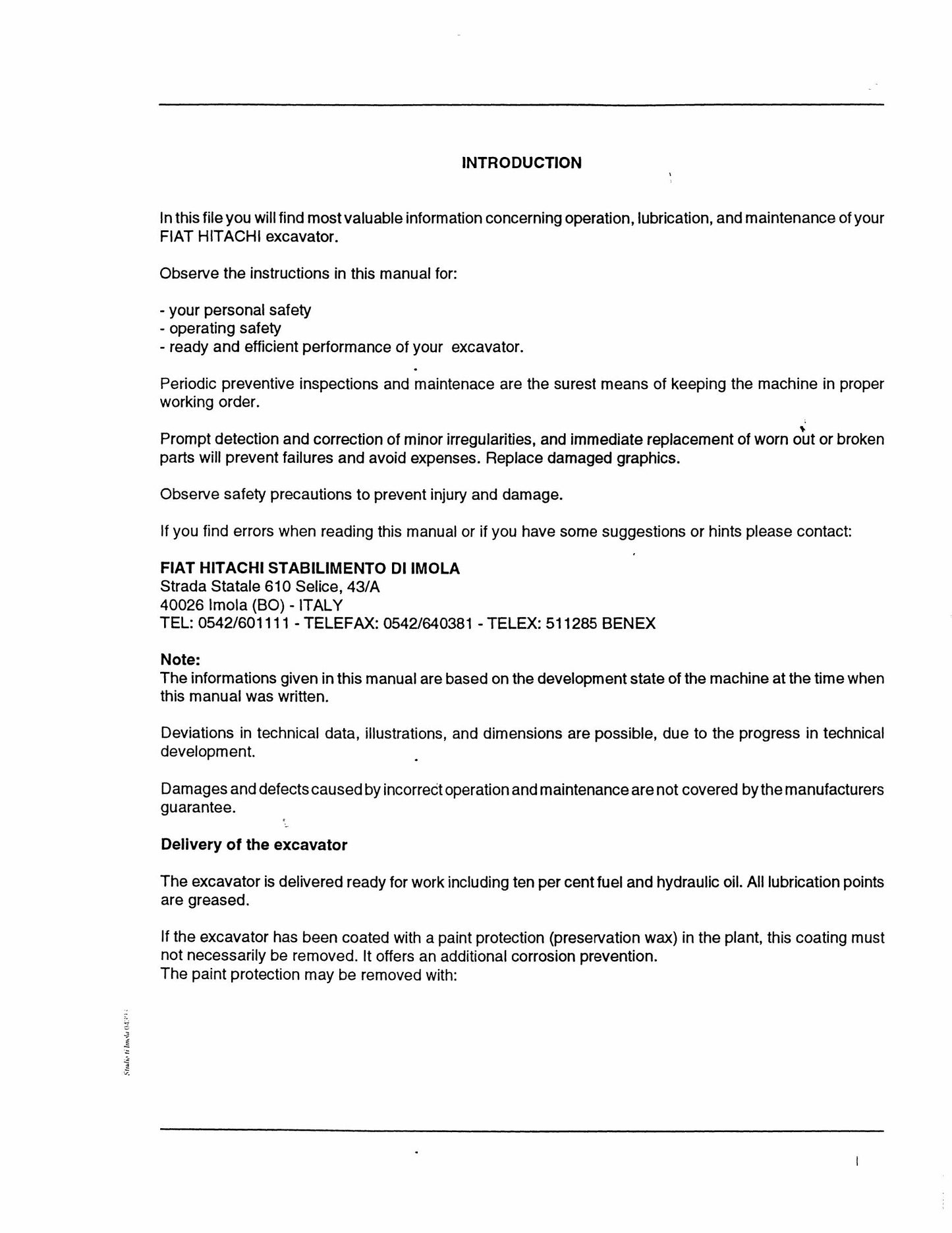 FIATALLIS FX220LC Crawler Excavator Operation and Factory Workshop Maintenance Manual 59822020