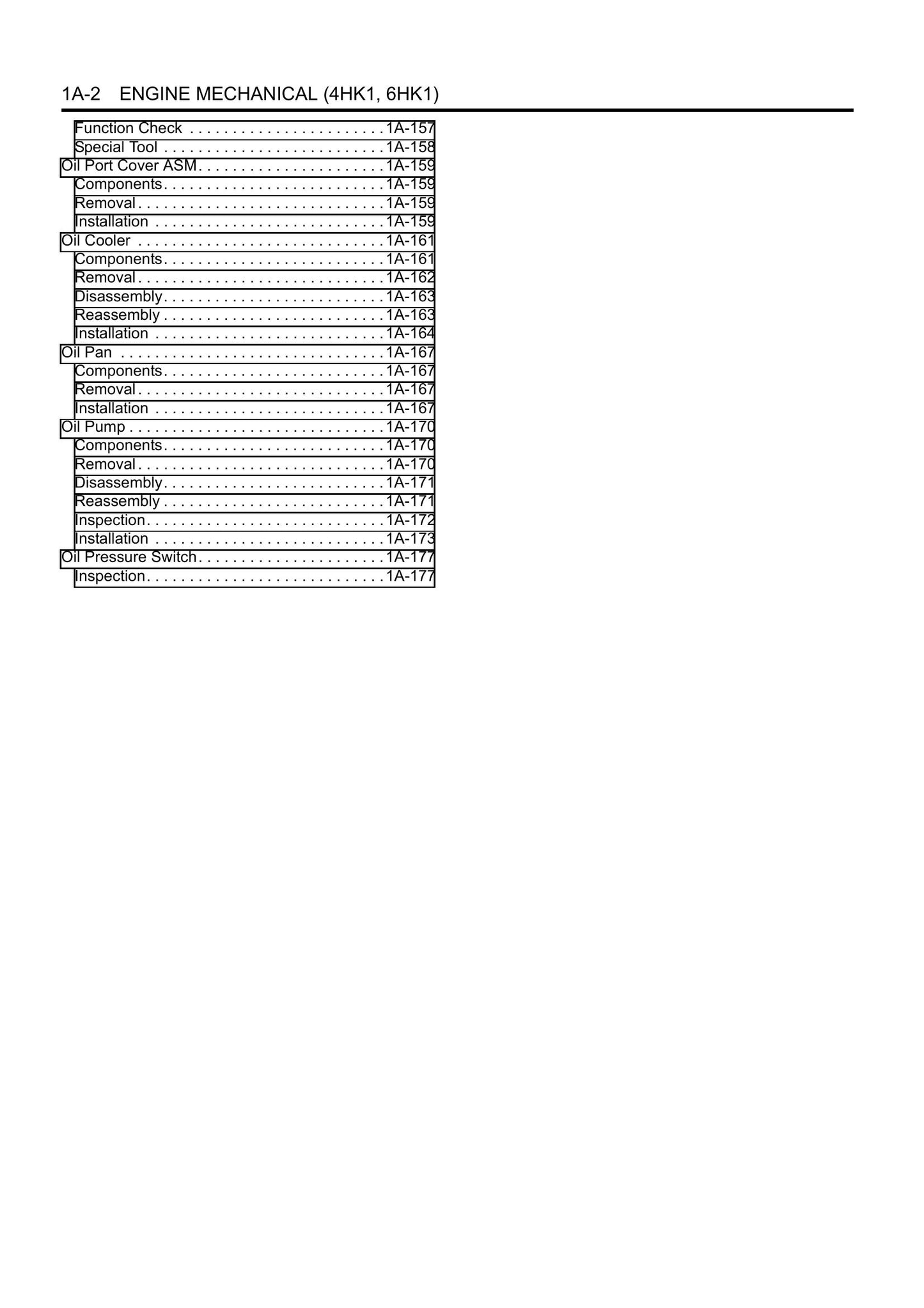 ISUZU 4HK1 6HK1 Engine Factory Workshop Service Manual 9806-3010