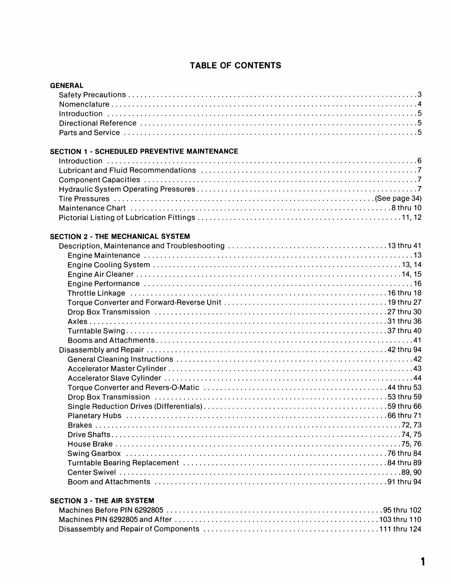 CASE 40 Cruz-Air Series D Wheel Excavator Factory Workshop Service Manual S406259M2