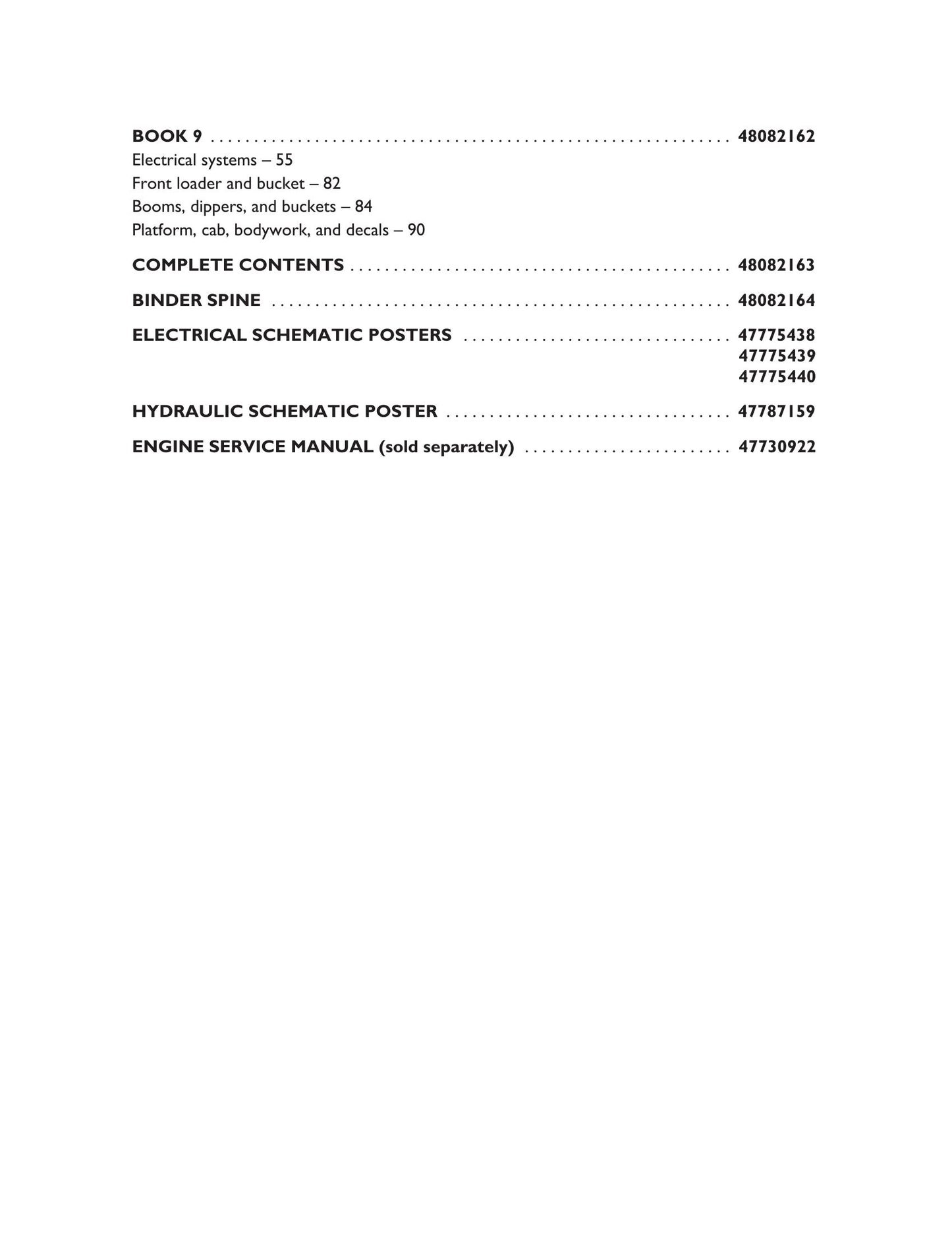 New Holland B95C B95C LR B95C TC B110C Backhoe Loader Factory Workshop Service Manual 48082162