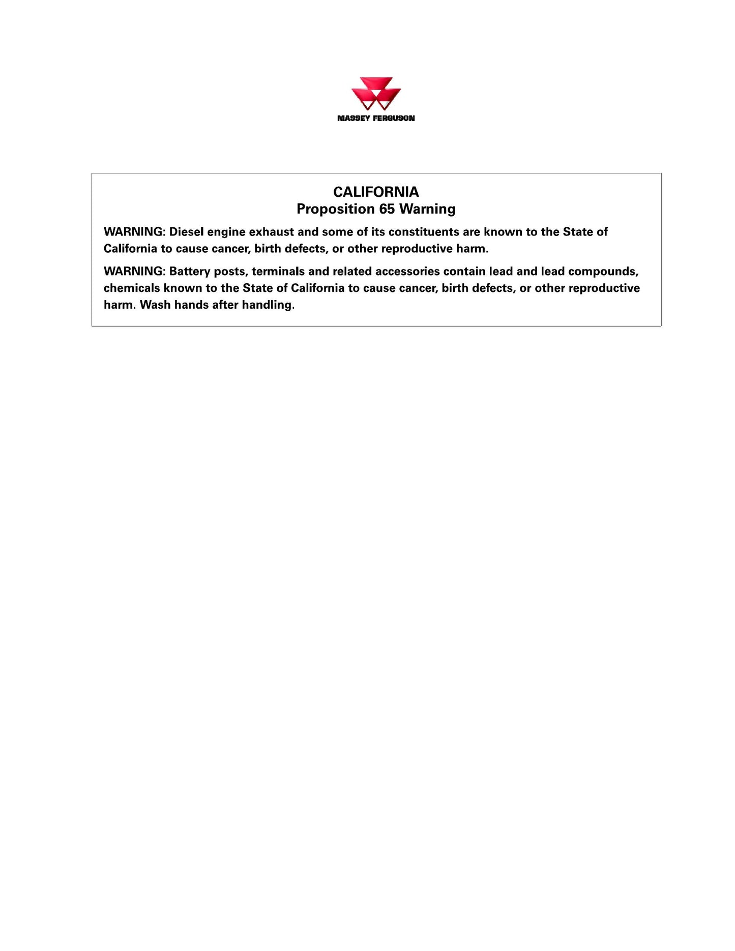 MASSEY FERGUSON 2370 Ultra HD Large Square Baler Workshop Factory Workshop Service Manual