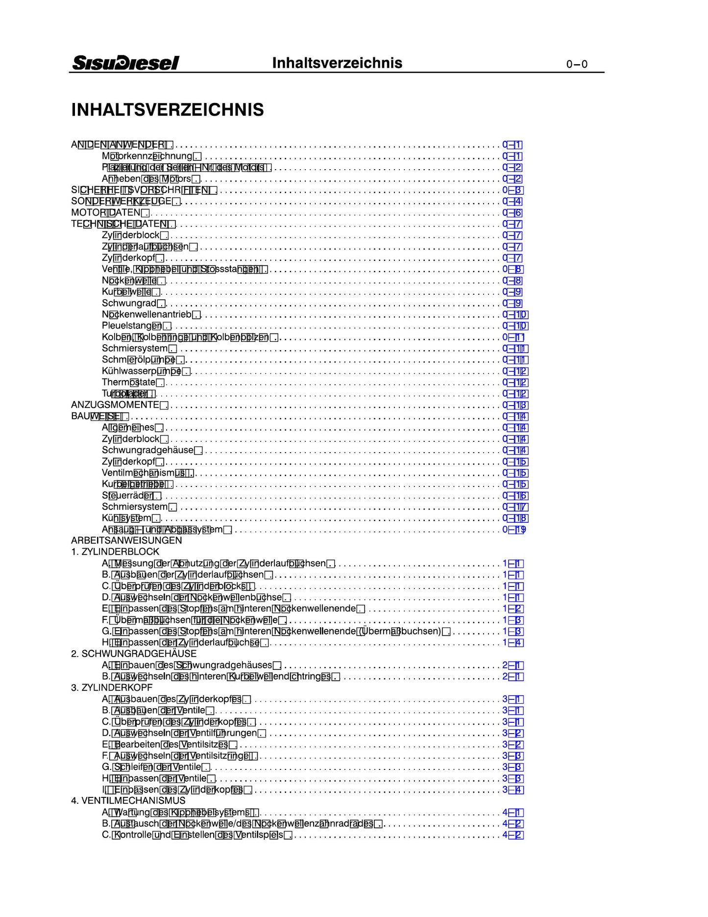 SISU Diesel 645 Motor Workshop Manual