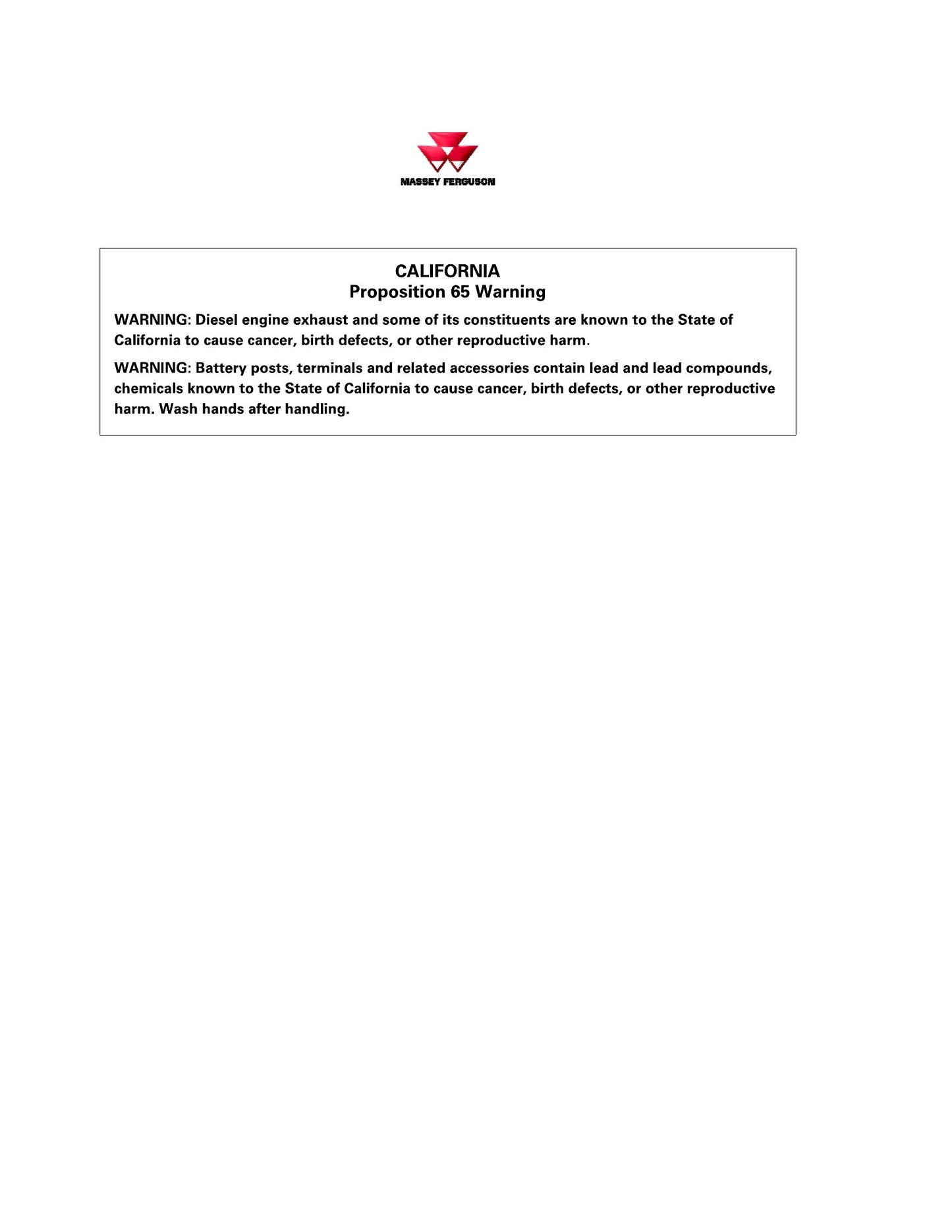 MASSEY FERGUSON MF 6713 S MF 6714 S MF 6715 S MF 6716 S MF 6718 S Tractor Factory Workshop Operator Manual ACT0039950