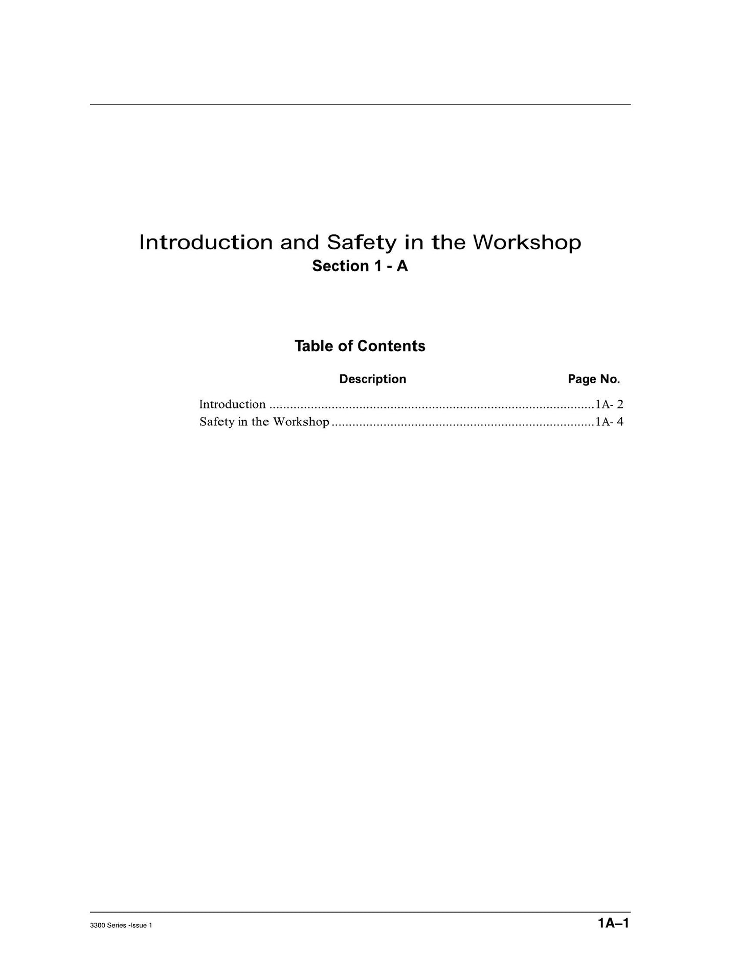 AGCO 3300 Series Tractor Workshop Manual 1857 251 M1