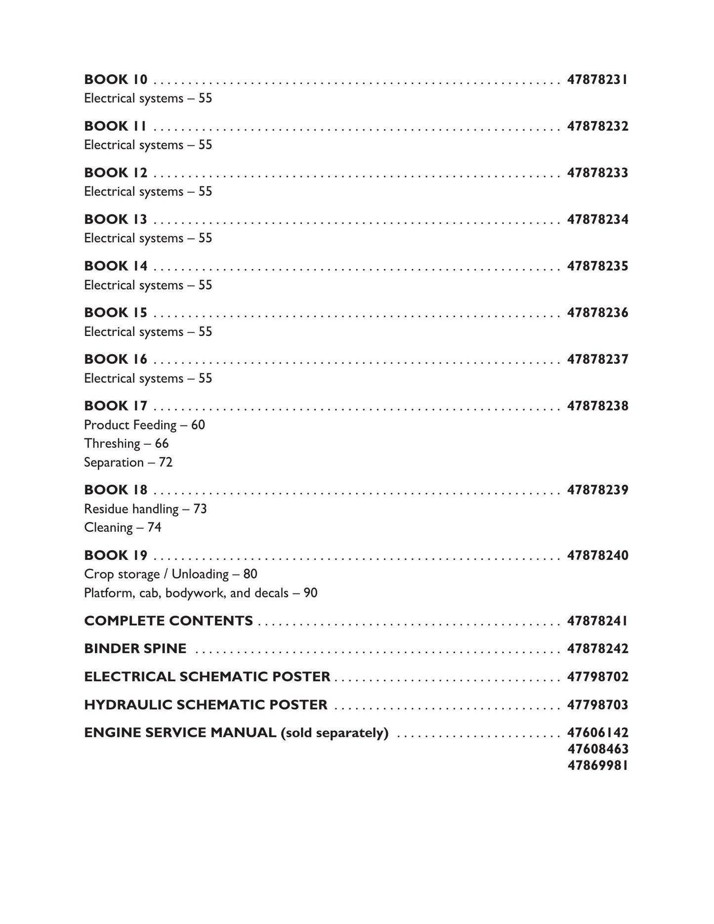 New Holland CR6.80 CR6.90 CR7.90 CR8.90 CR9.90 Combine Factory Workshop Service Manual 47878222