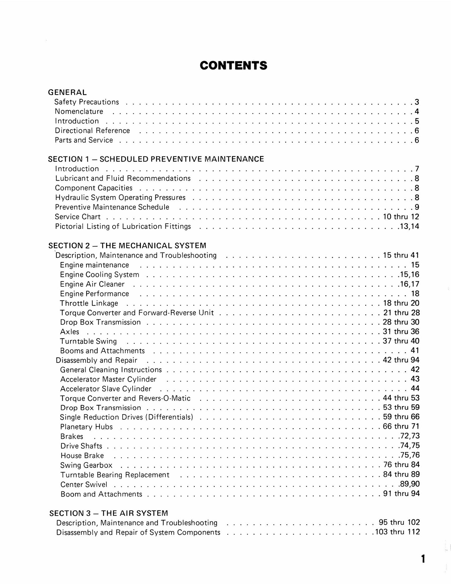 CASE Drott 40 Cruz-Air Series "B" Wheel Excavator Factory Workshop Service Manual S-406179M1