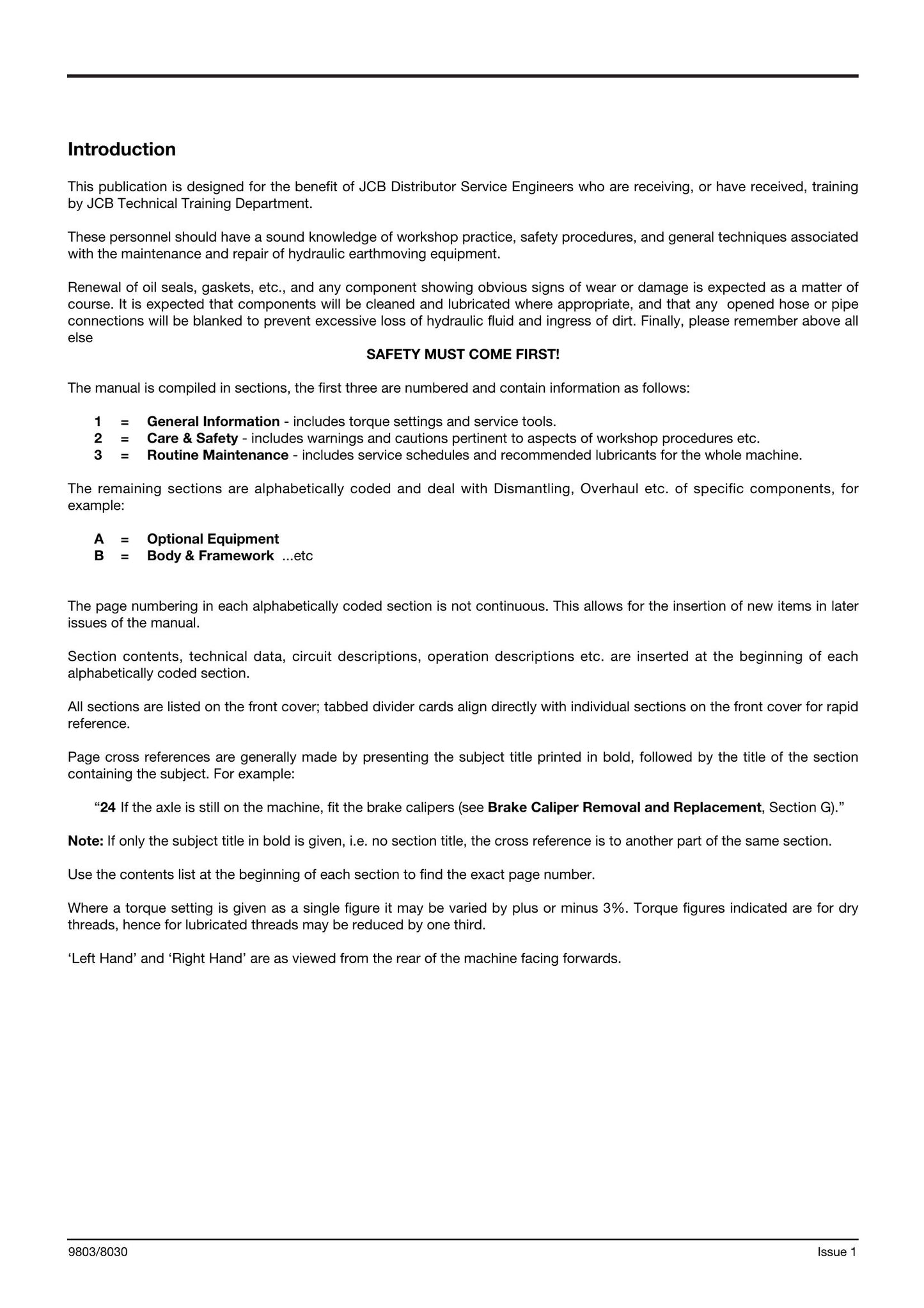 JCB 3170 3170 Plus 3190 3190 Plus 3200 3200 Plus 3220 3220 Plus 3230 3230 Plus Fastrac Tractor Factory Workshop Service Manual 9803/8030