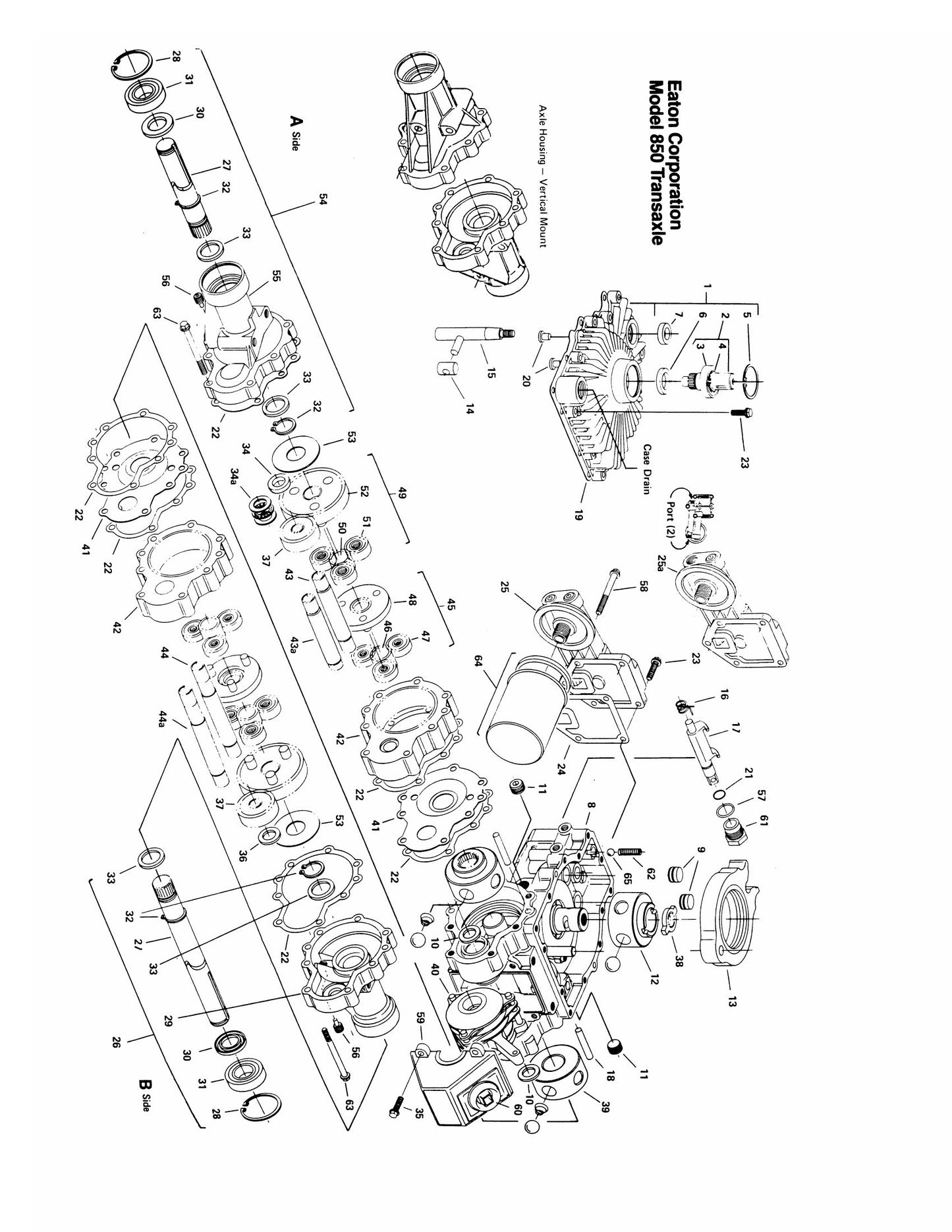 Eaton 850 Hydrostatic Transaxle Repair Information 7-414