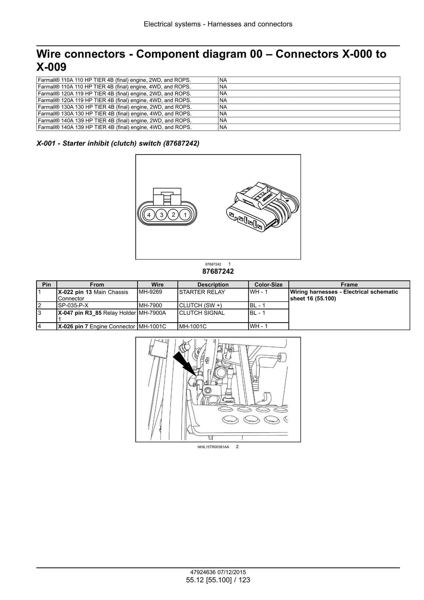 CASE Farmall 110A Farmall 120A Farmall 130A Farmall 140A Tractor Factory Workshop Service Manual 47955973