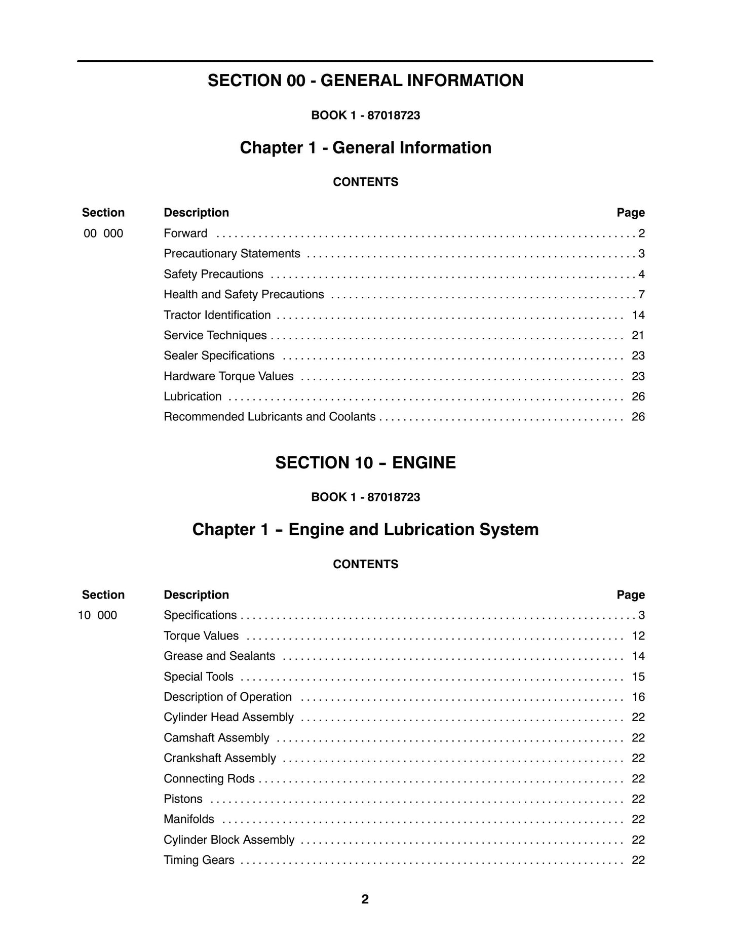 New Holland 70 70A Series Tractor Factory Workshop Repair Manual 87018730