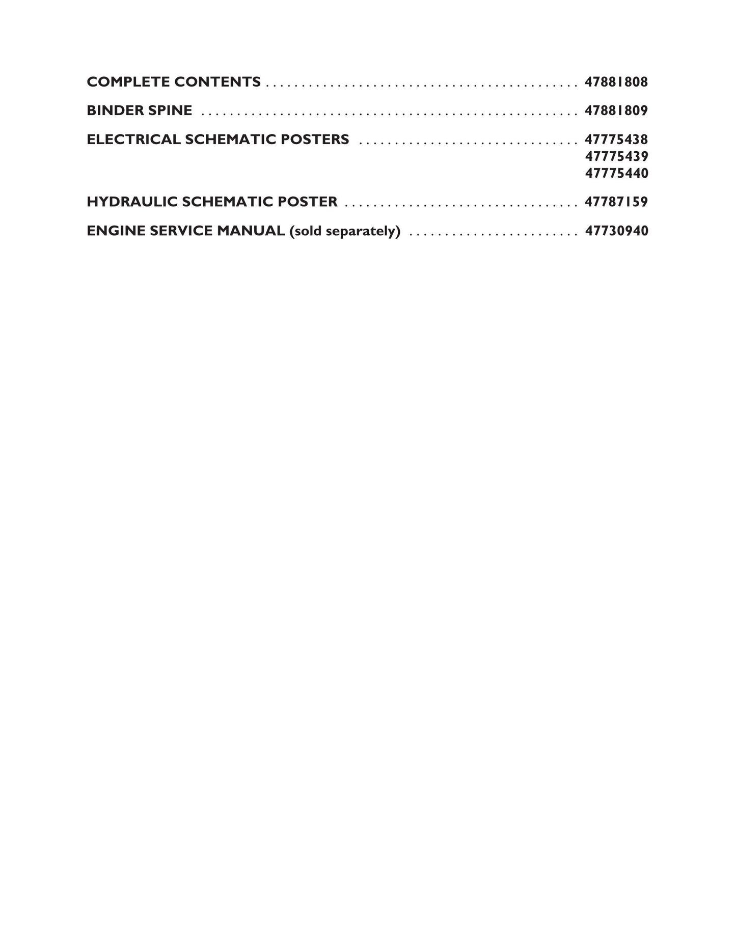 New Holland B95C B95C TC B110C Backhoe Loader Factory Workshop Service Manual 47830959
