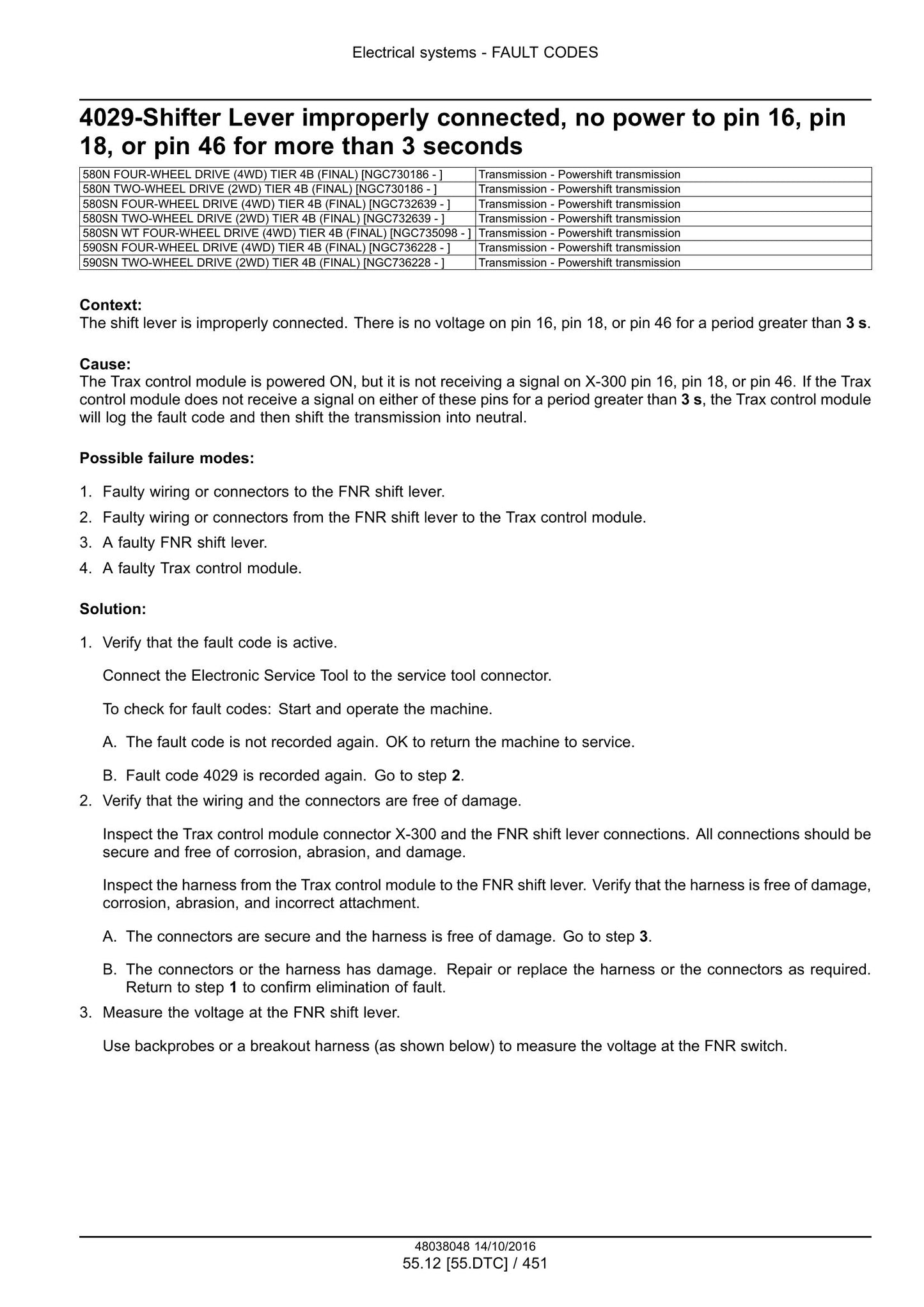 CASE 580N 580SN 580SN WT 590SN Backhoe Loader Factory Workshop Service Manual 48080070