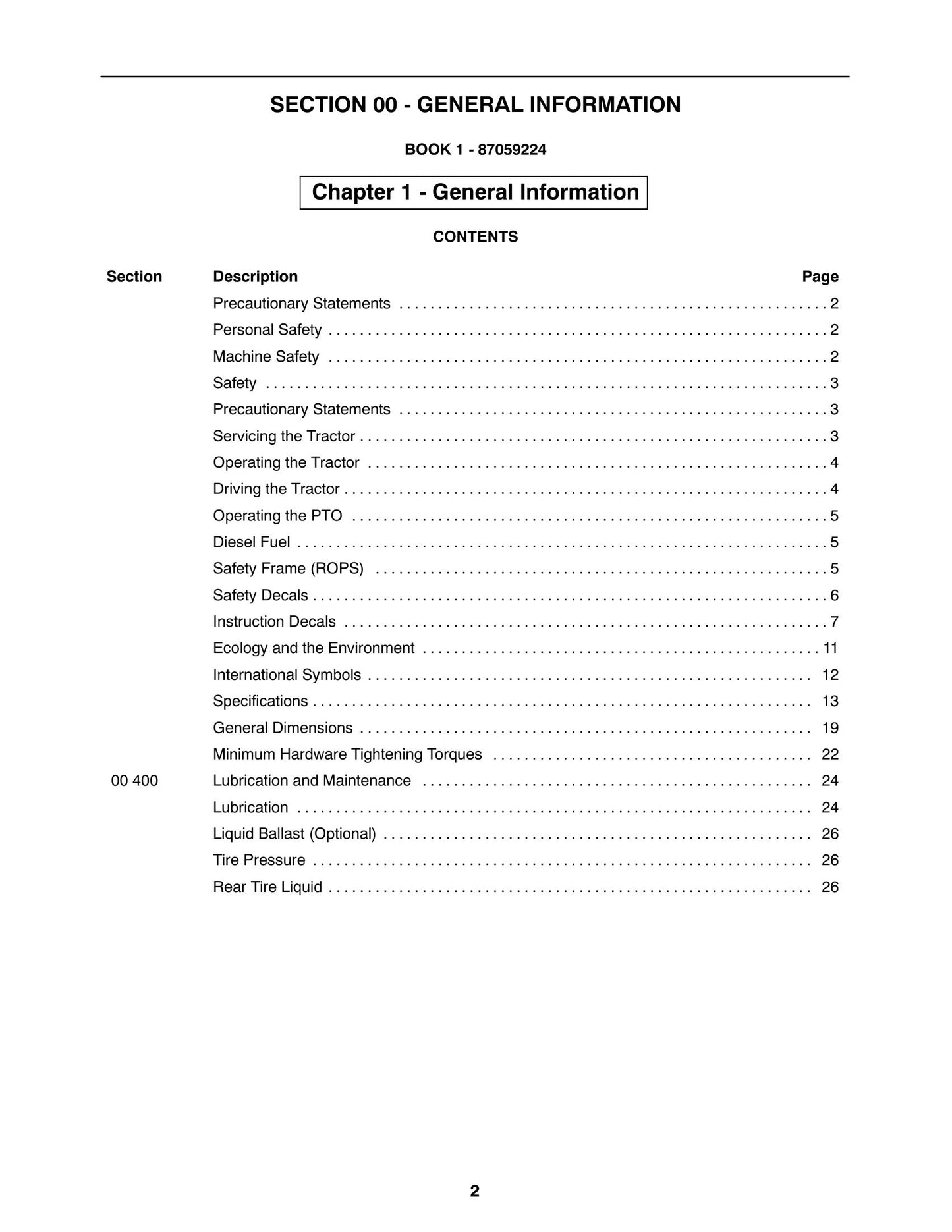 CASE IH DX29 DX33 Tractor Factory Workshop Repair Manual 87059223