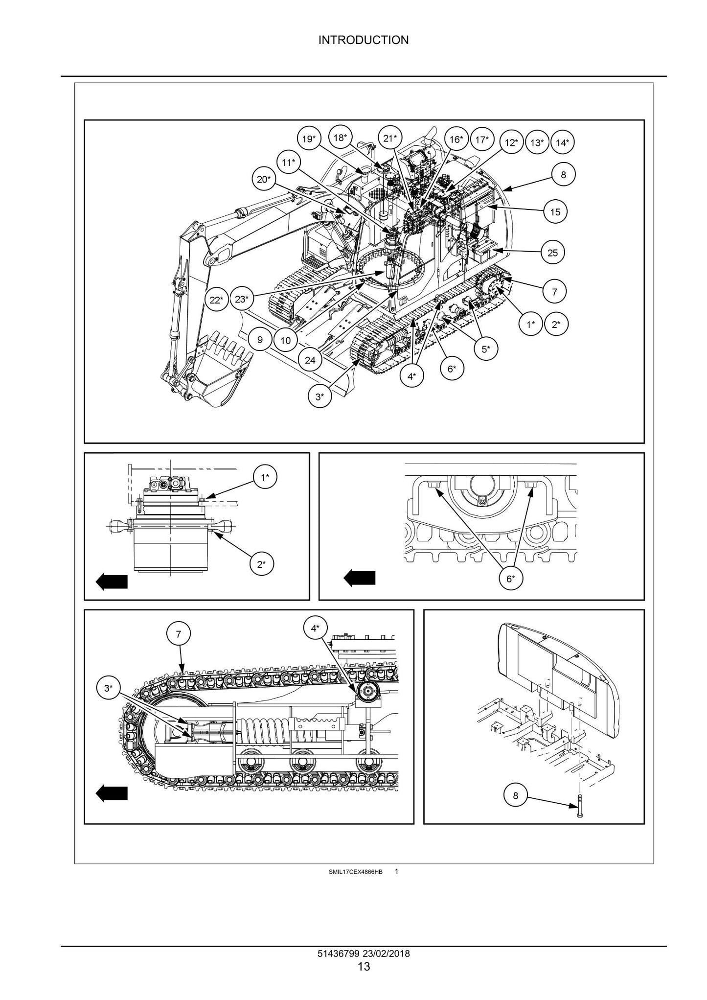 CASE CX130D Crawler Excavator Factory Workshop Service Manual 51436799