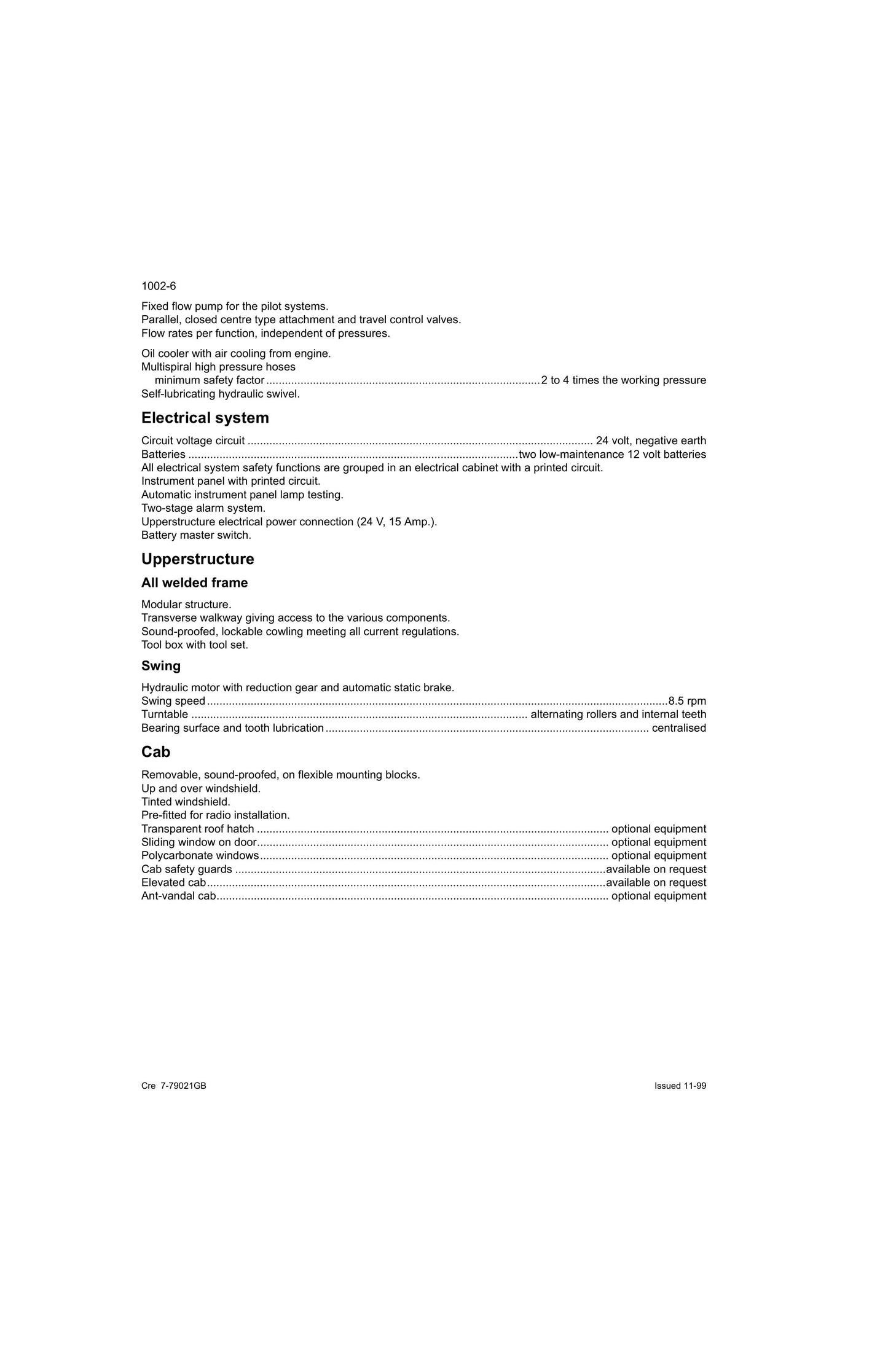 CASE 1188 Hydraulic Crawler Excavator Factory Workshop Service Manual Cre-7-9014GB