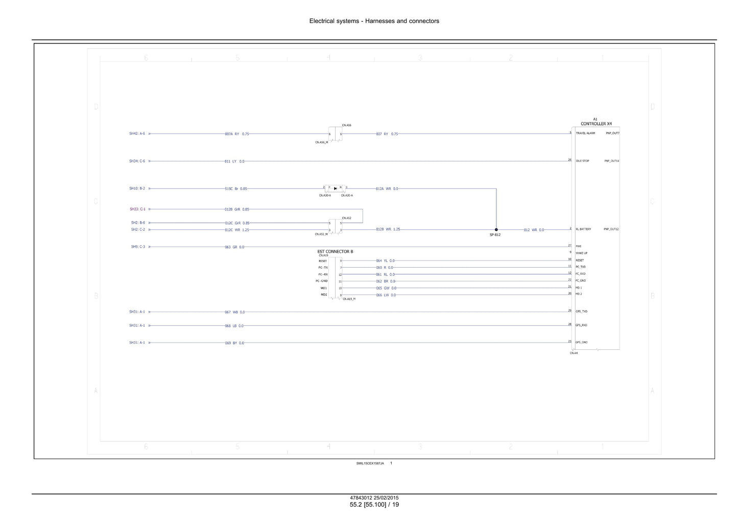 CASE CX250D CX250D Long Reach Crawler Excavator Factory Workshop Service Manual 47869905