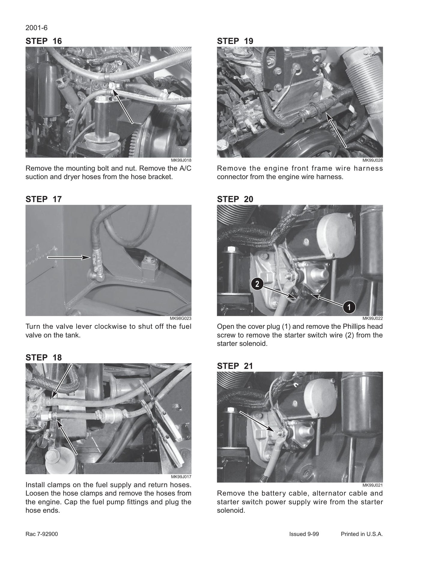CASE STX275 STX325 STX375 STX440 STX450 Tractor Factory Workshop Service Manual 6-13290