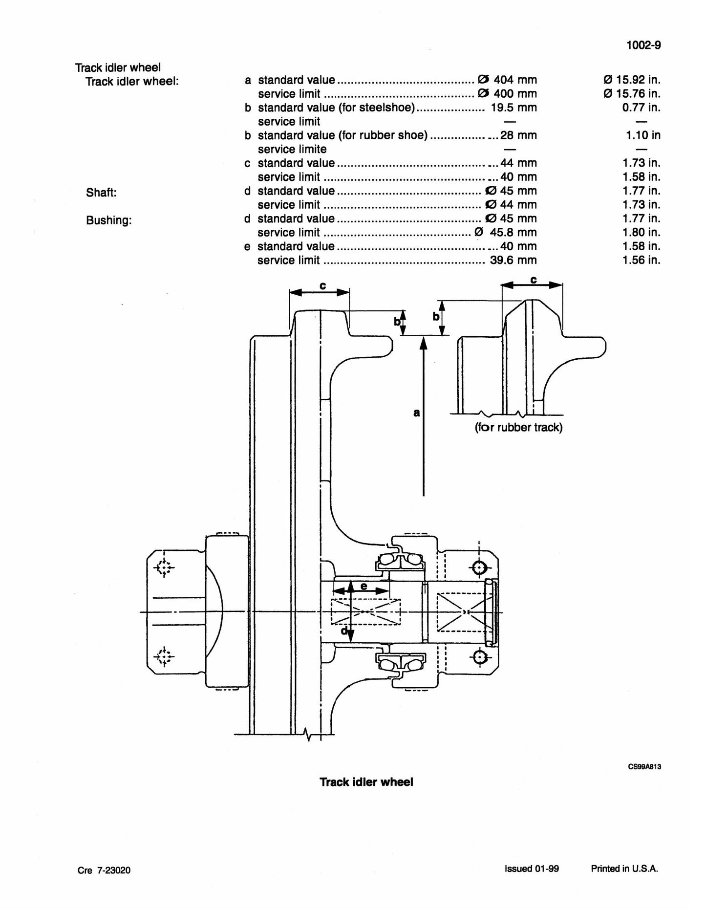 CASE 9007B Hydraulic Excavator Factory Workshop Service Manual Cre22871GB