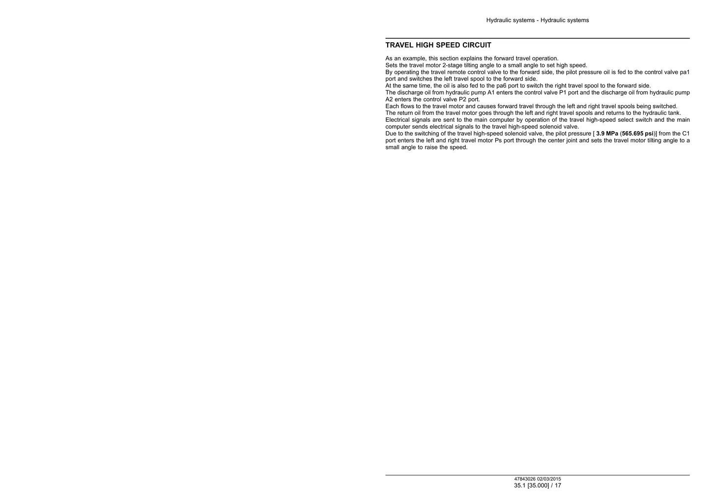 CASE CX350D Crawler Excavator Factory Workshop Service Manual 47869925