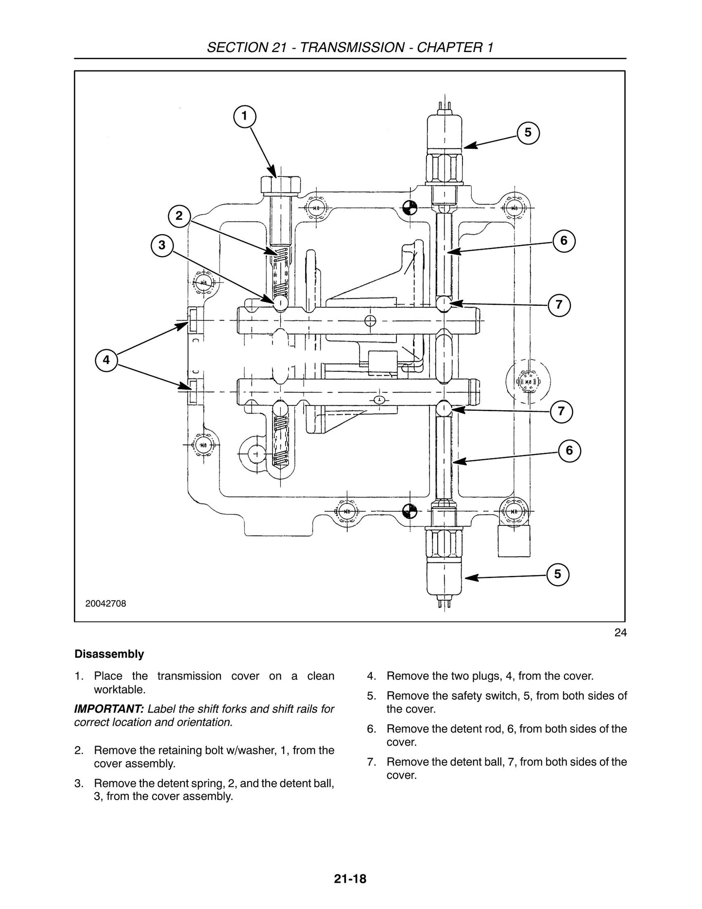 CASE DX23 DX26 Tractor Factory Workshop Repair Manual 87367150