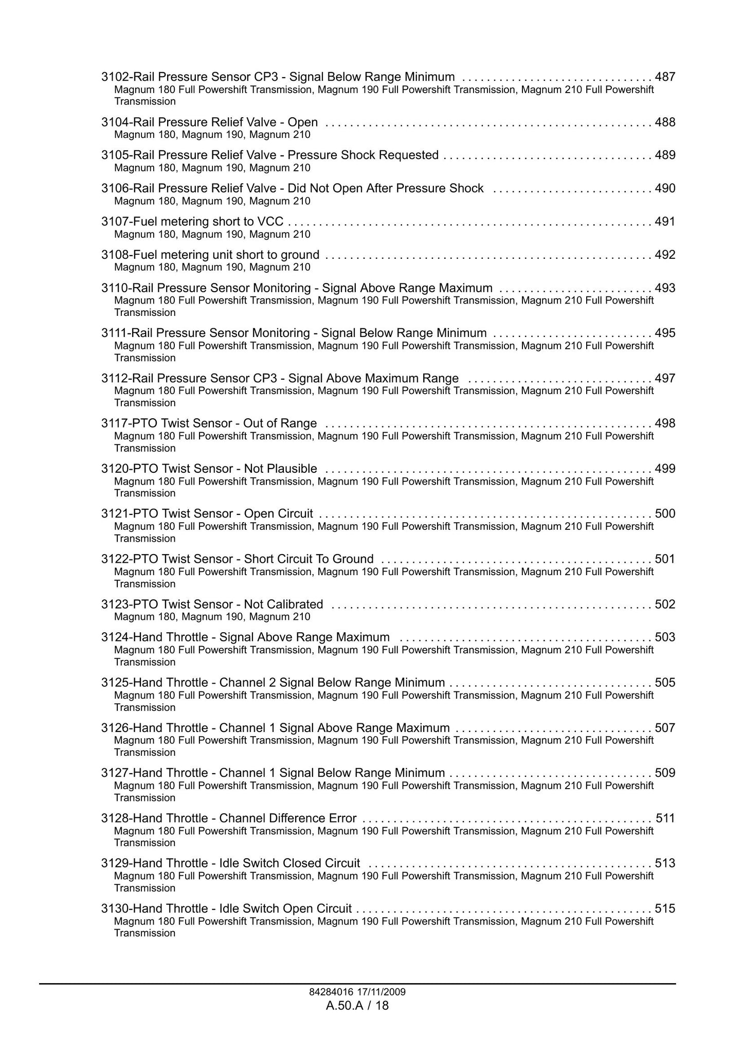 CASE Magnum 180 190 210 Tractor Factory Workshop Service Manual 84286747