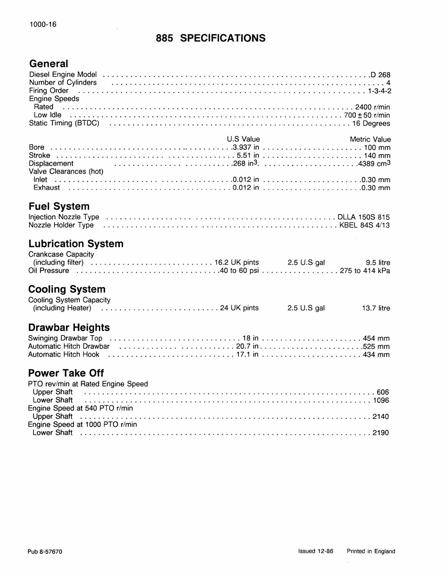 CASE 585 685 595 Series Tractors Tractor Factory Workshop Service Manual Don. 7-36892