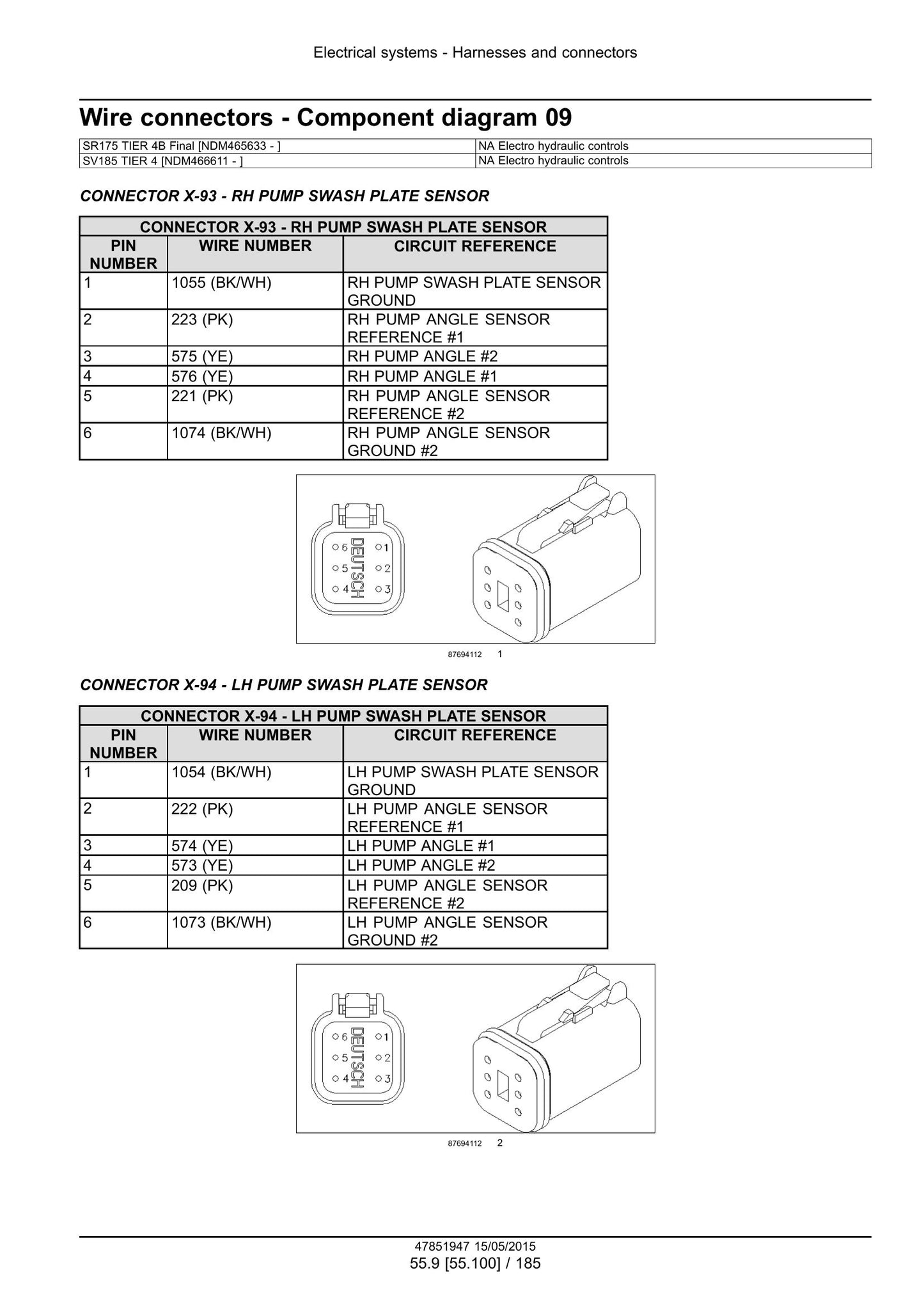 CASE SR175 SV185 Skid Steer Loader Factory Workshop Service Manual 47381861