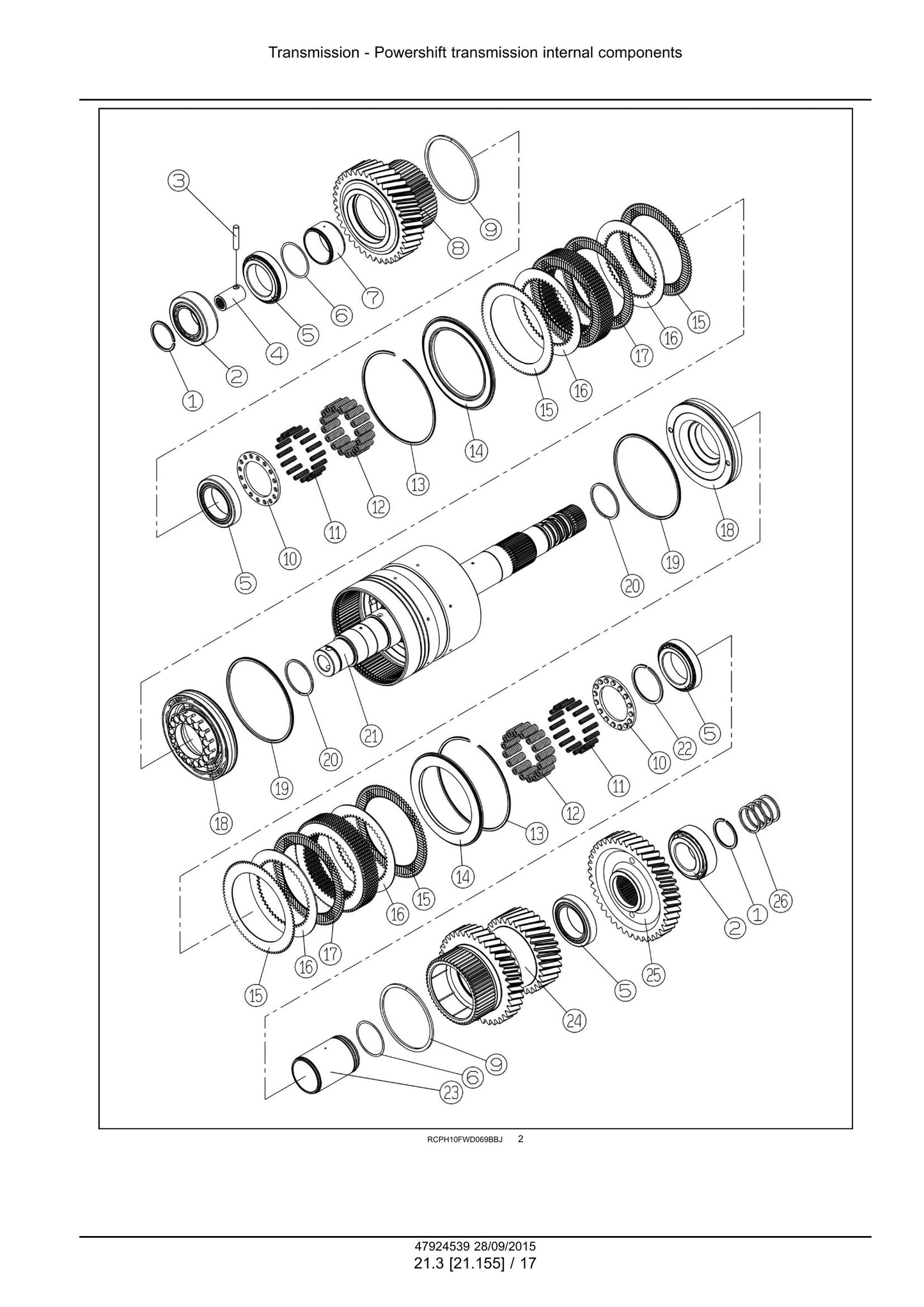 CASE 370 420 470 500 540 580 620 Rowtrac Quadtrac Steiger Tractor Factory Workshop Service Manual 47935515