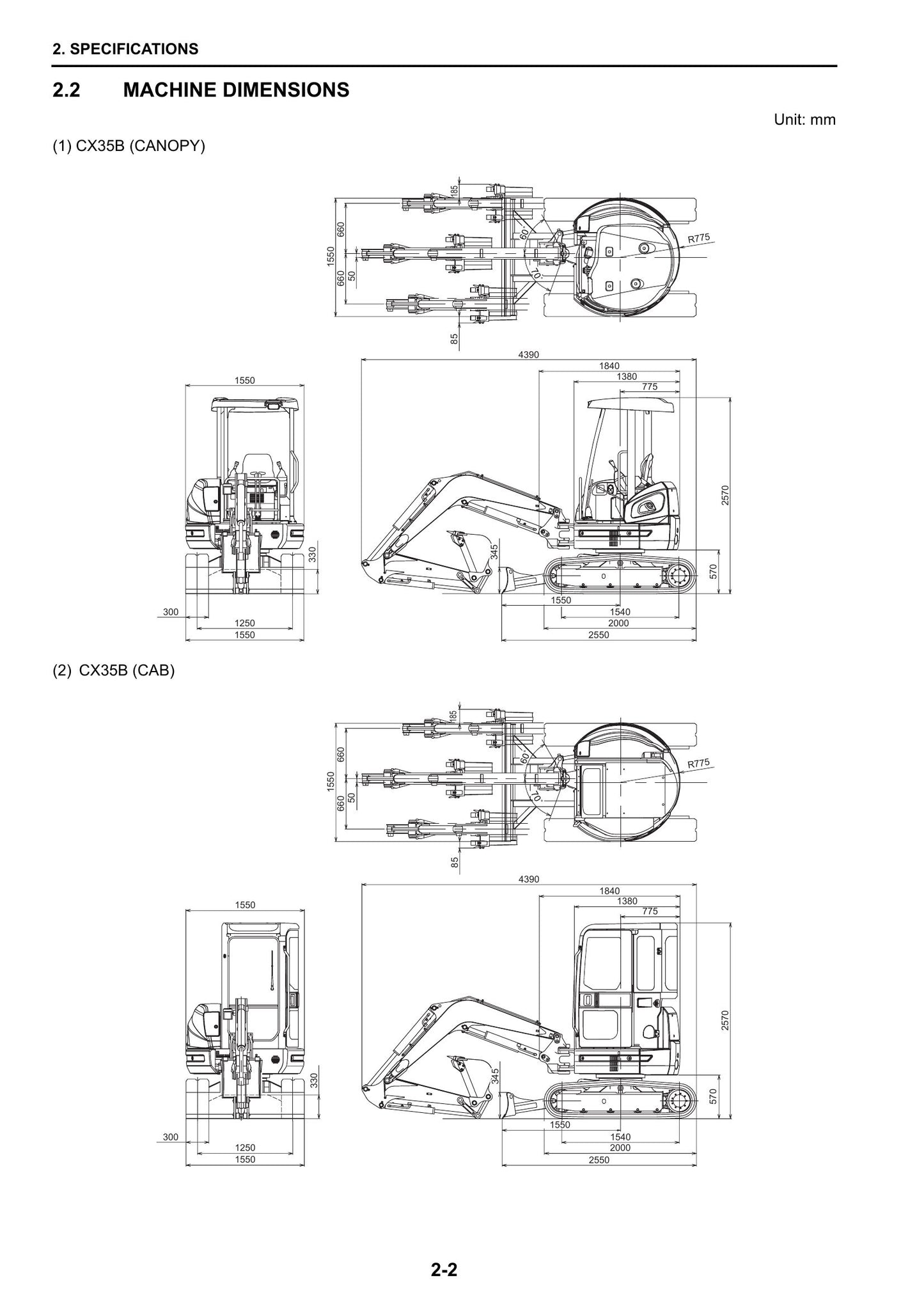 CASE CX35B CX39B Crawler Excavator Factory Workshop Service Manual 84553645A
