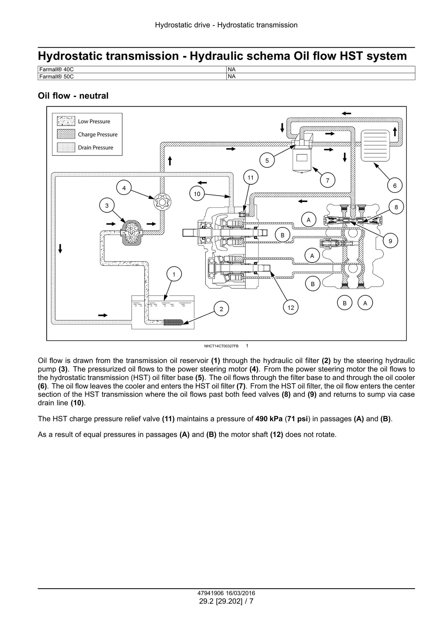 CASE Farmall 40C Farmall 50C Compact Tractor Factory Workshop Service Manual 47998535