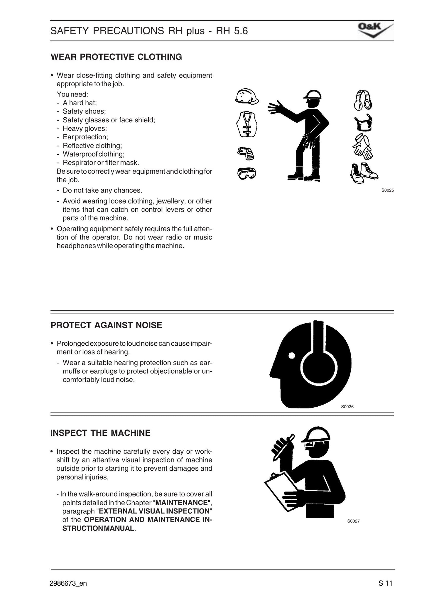 O&K RH plus Crawler Excavator Workshop Manual 2986673_EN
