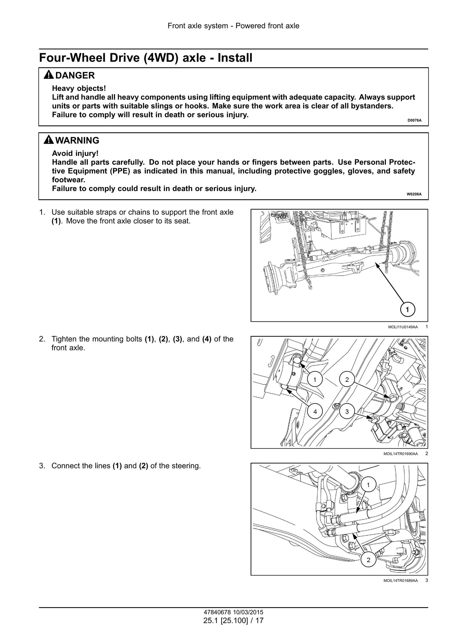 CASE Farmall 85C 95C 105C 115C Tractor Factory Workshop Service Manual 47851932
