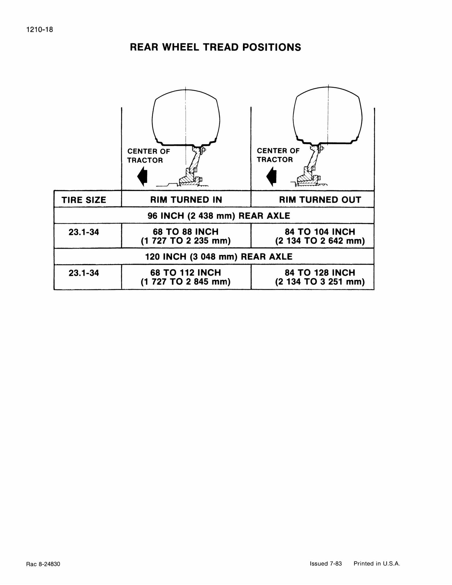 CASE 2094 2294 3294 Tractor Factory Workshop Service Manual Rac 8-24901