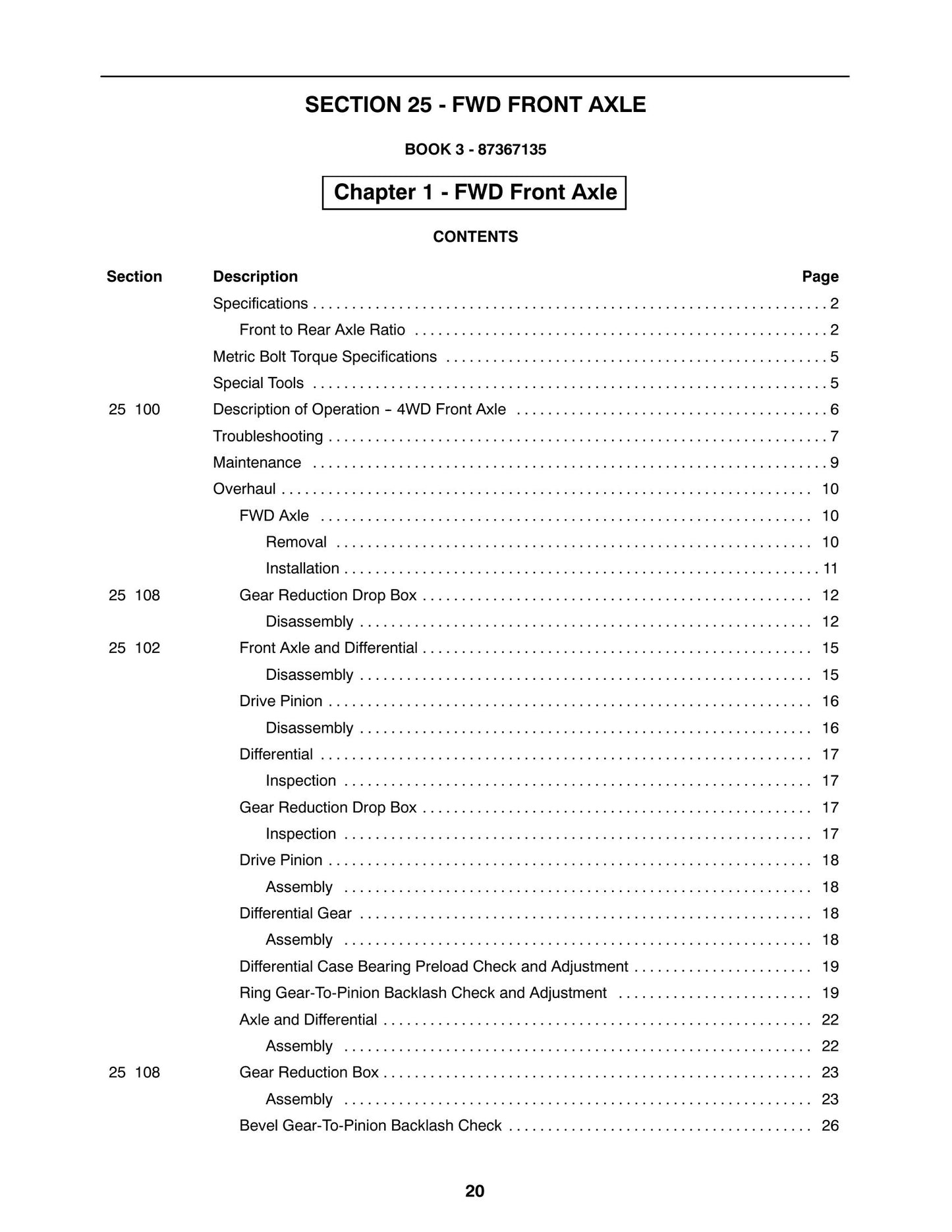 CASE IH DX48 DX55 Tractor Factory Workshop Repair Manual 87367132