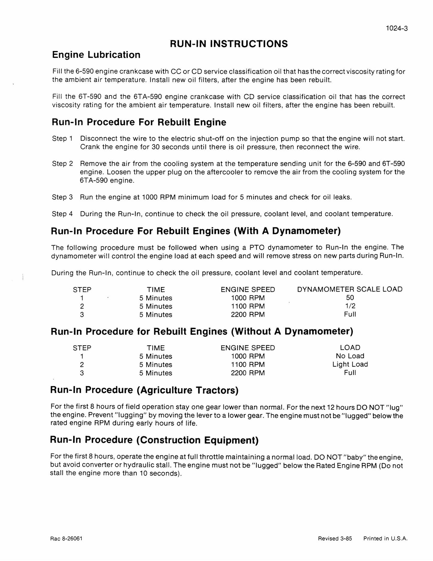 CASE 1085C Crawler Excavator Factory Workshop Service Manual 8-14930