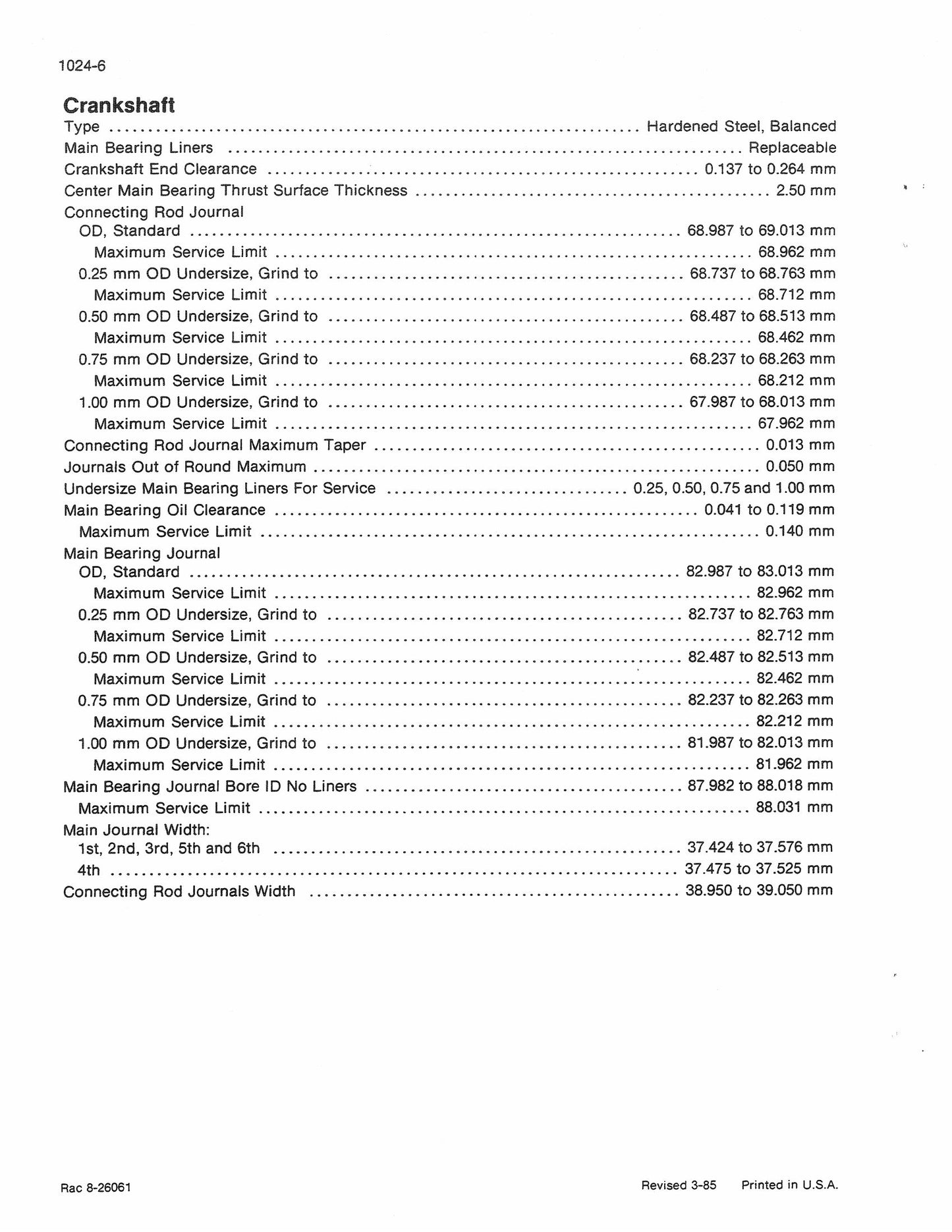 BRAK MARKI 888 Excavator Factory Workshop Service Manual 8-66552