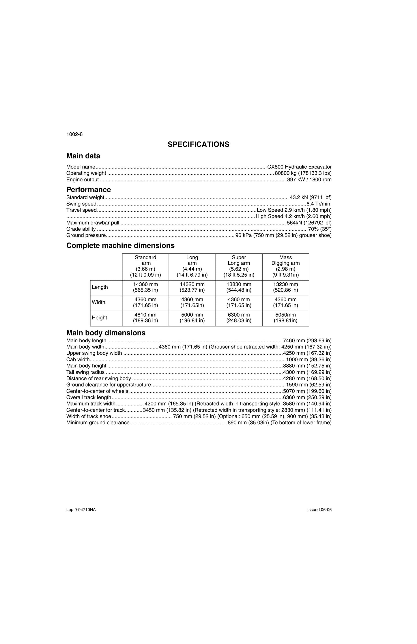 CASE CX800 Crawler Excavator Schematic Set 87539044