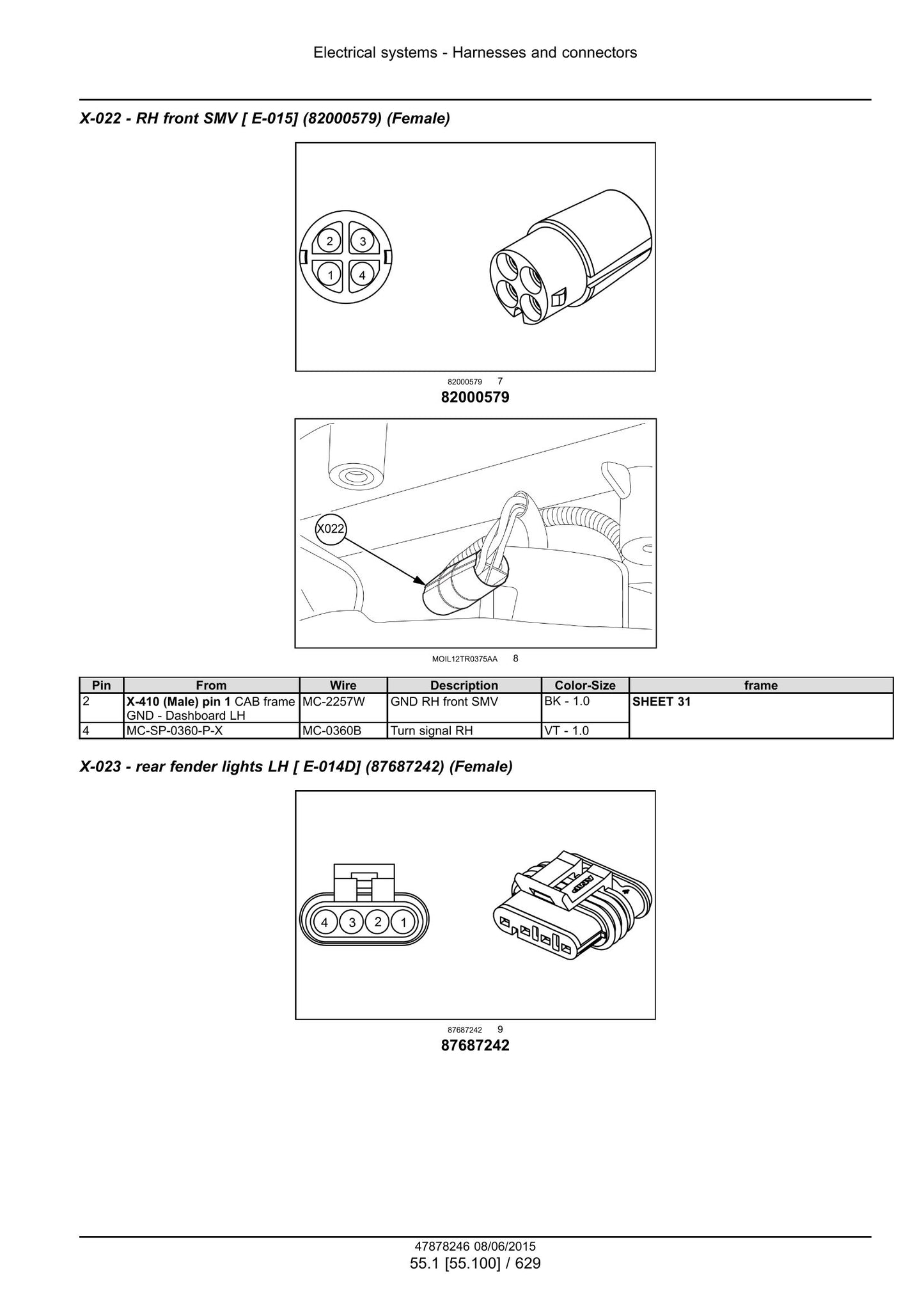 CASE Farmall 90C Farmall 100C Farmall 110C Farmall 120C Tractor Factory Workshop Service Manual 47899706