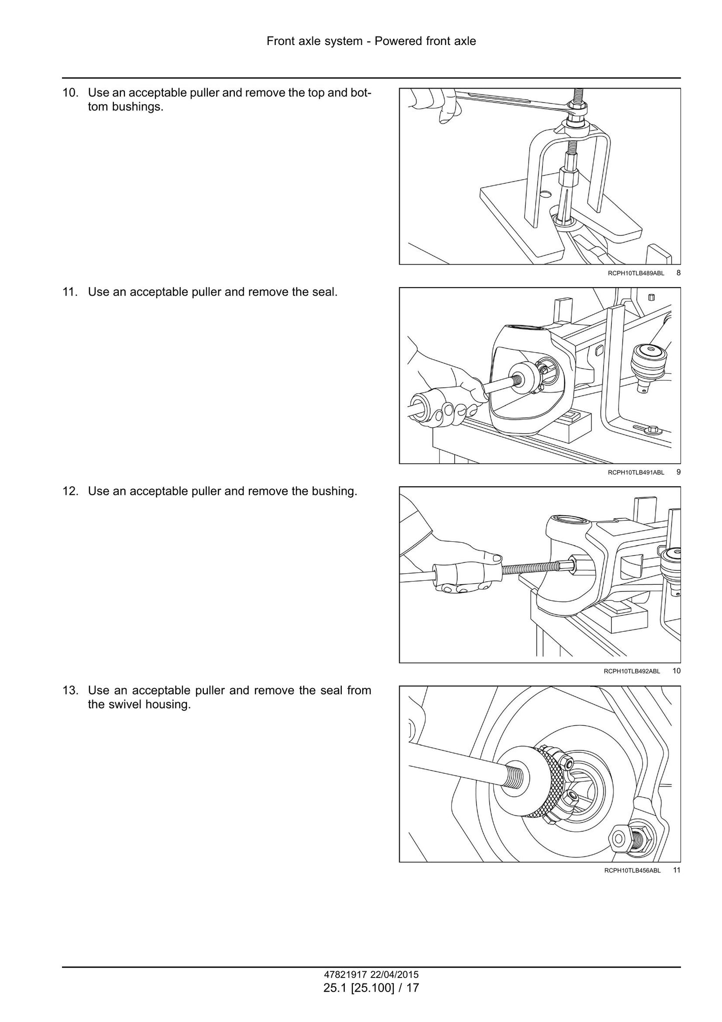 CASE 570N EP Tractor Loader Factory Workshop Service Manual 47881780