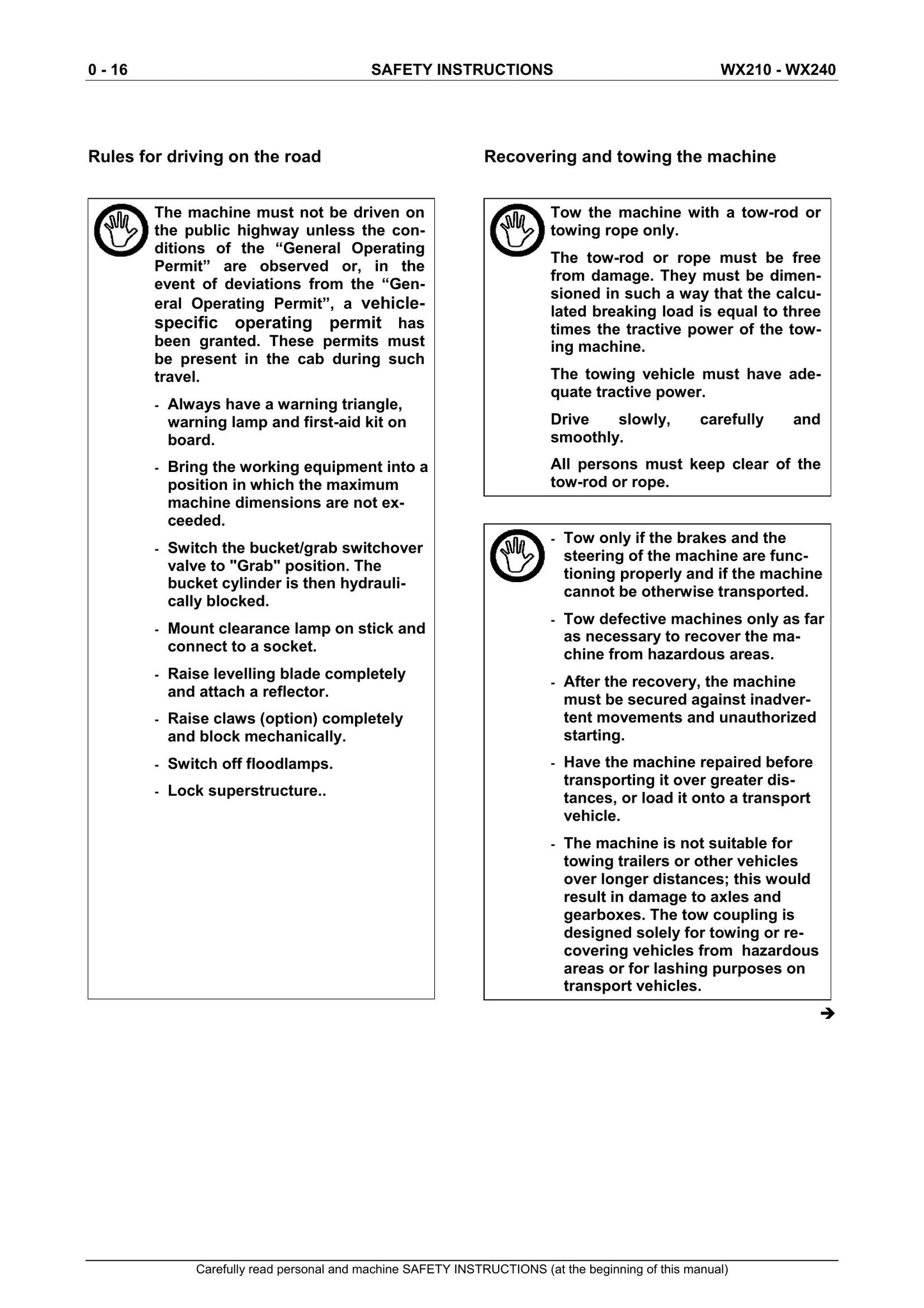 [UNKNOWN] WX210 WX240 Hydraulic Excavator Factory Workshop Service Manual 9-91270
