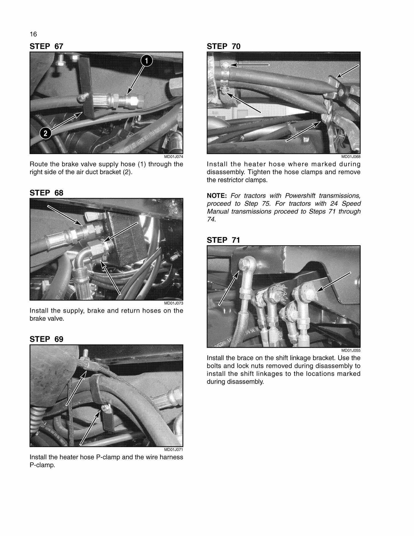 CASE STX275 STX325 STX375 STX425 STX450 Steiger Tractors Factory Workshop Service Manual 6-14540