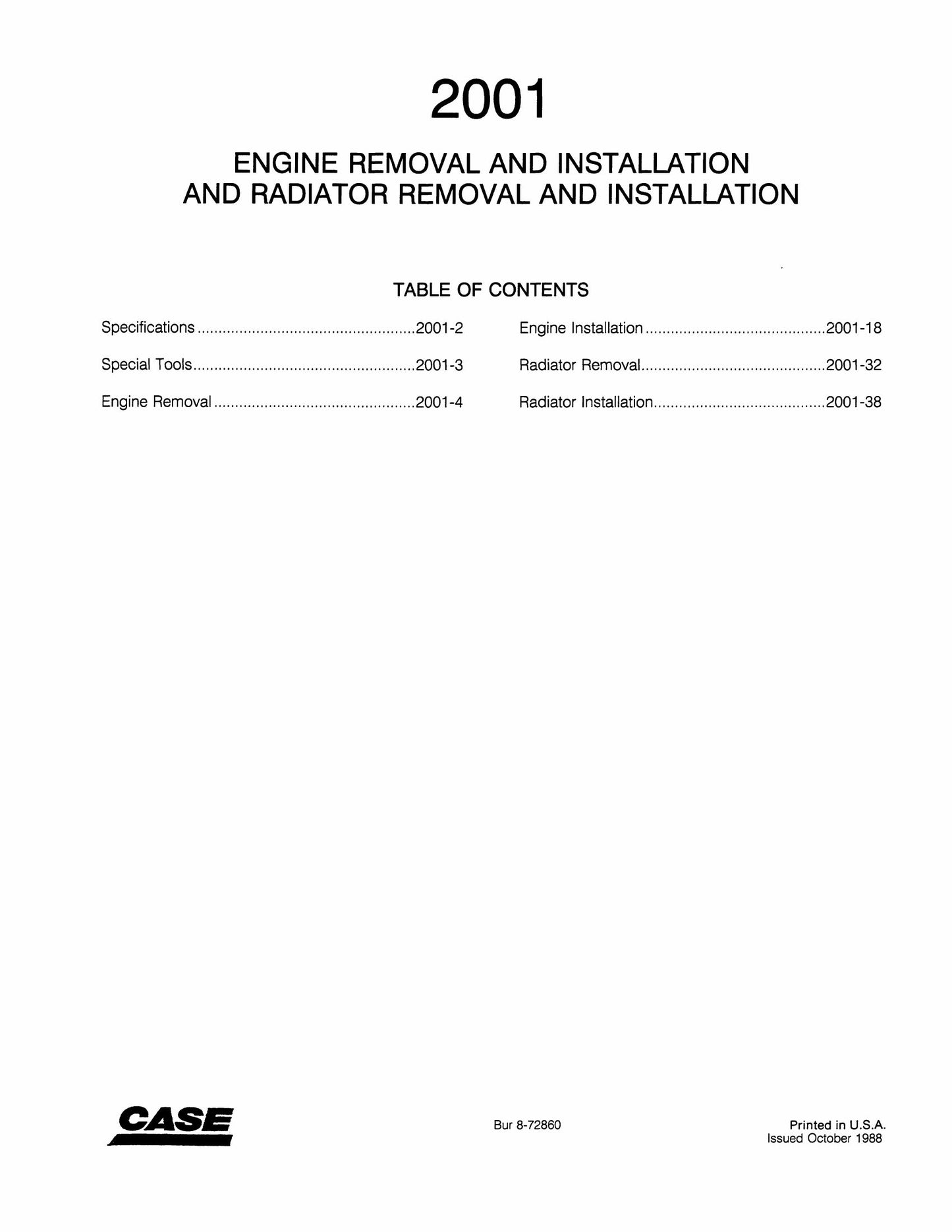 CASE 780D Backhoe Loader Factory Workshop Service Manual Rac 8-72823