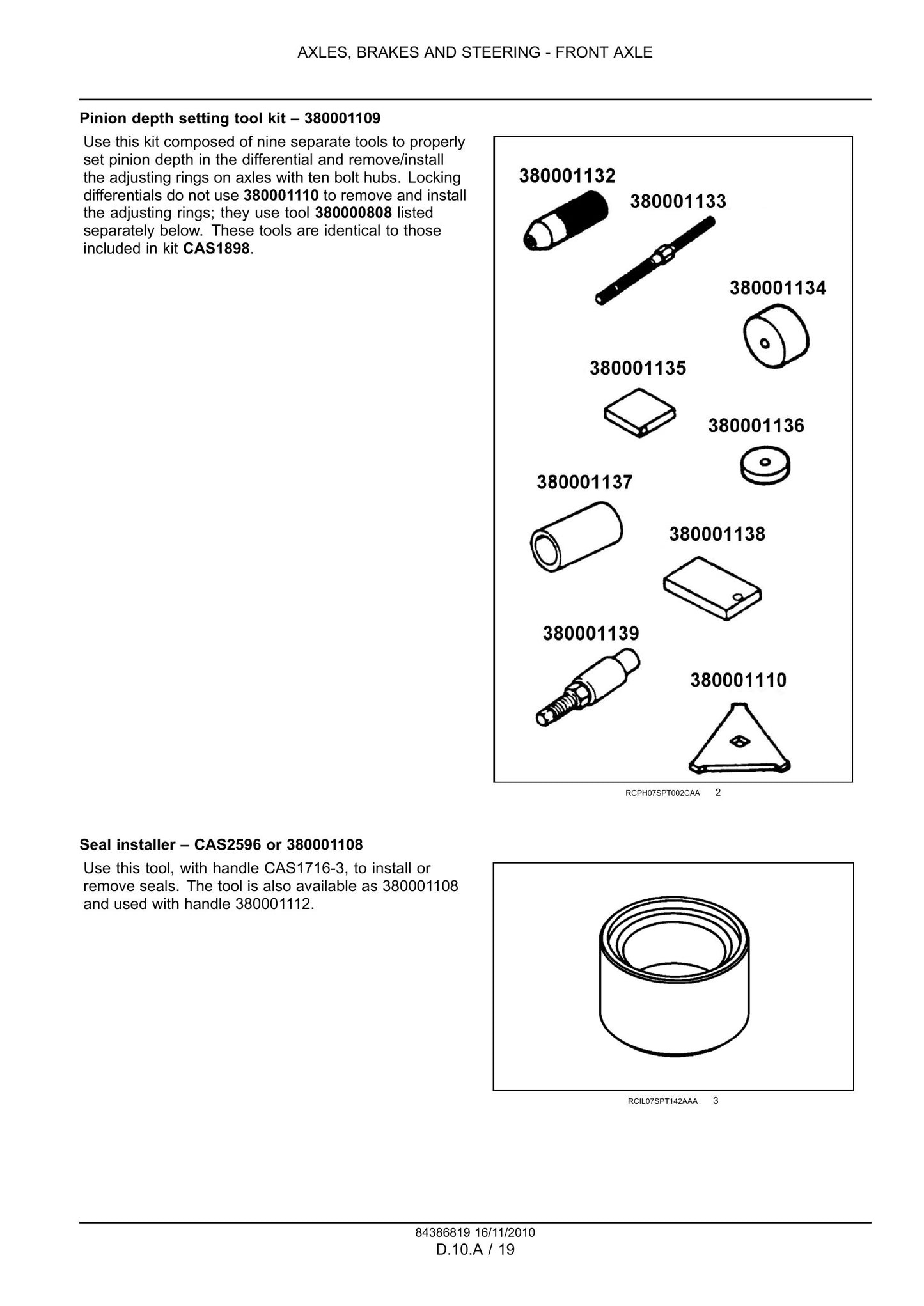 CASE MAGNUM 180 MAGNUM 190 MAGNUM 210 Tractor Factory Workshop Service Manual 84399414