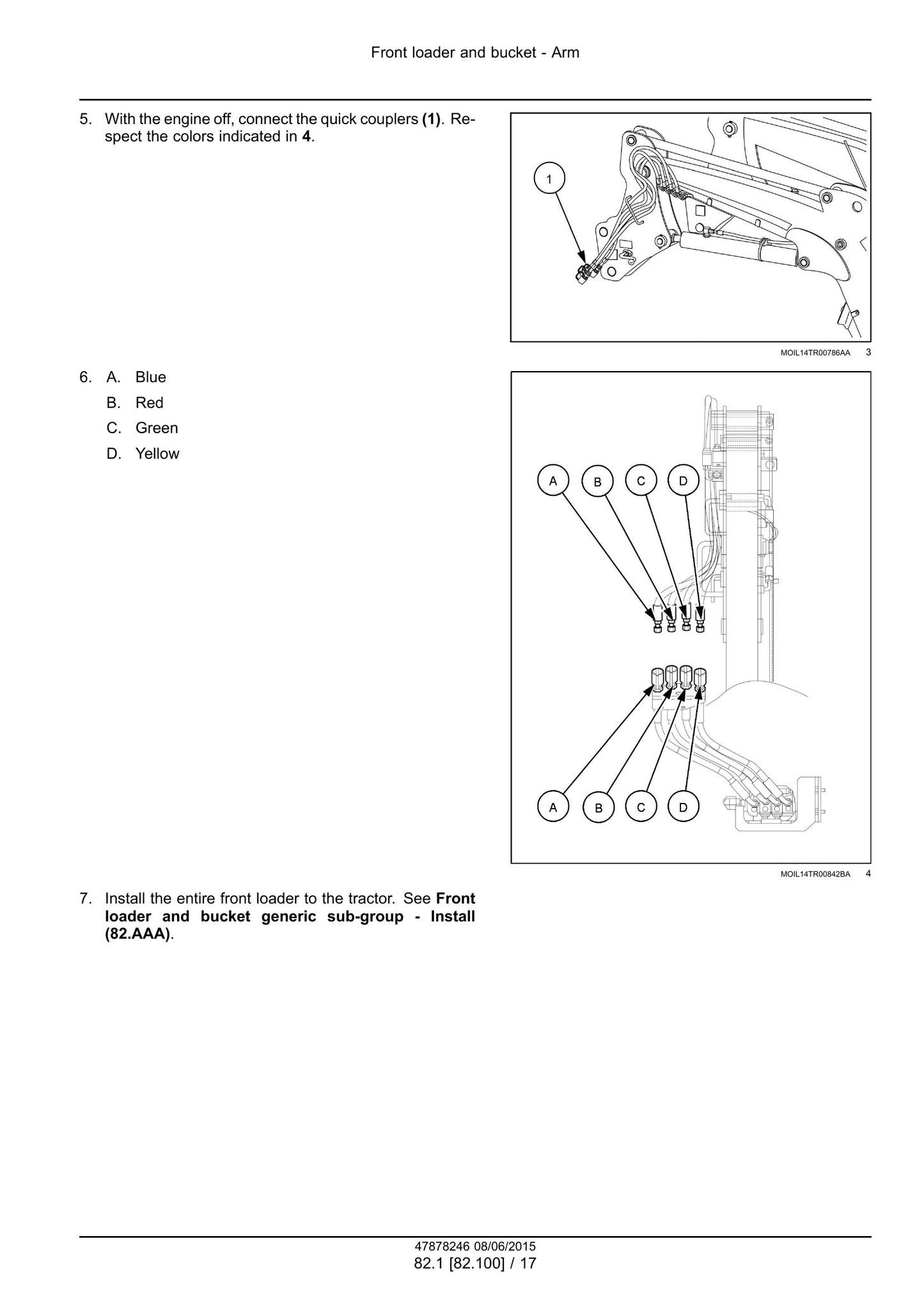 CASE Farmall 90C Farmall 100C Farmall 110C Farmall 120C Tractor Factory Workshop Service Manual 47899706