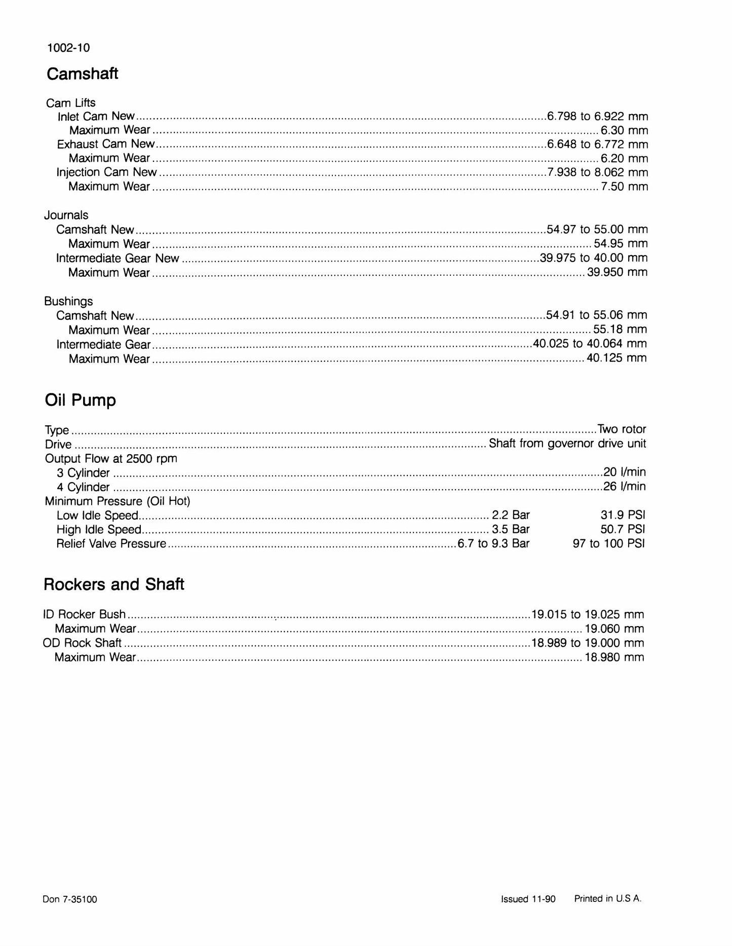 CASE 2100 Series Tractor Factory Workshop Service Manual Don 7-35081